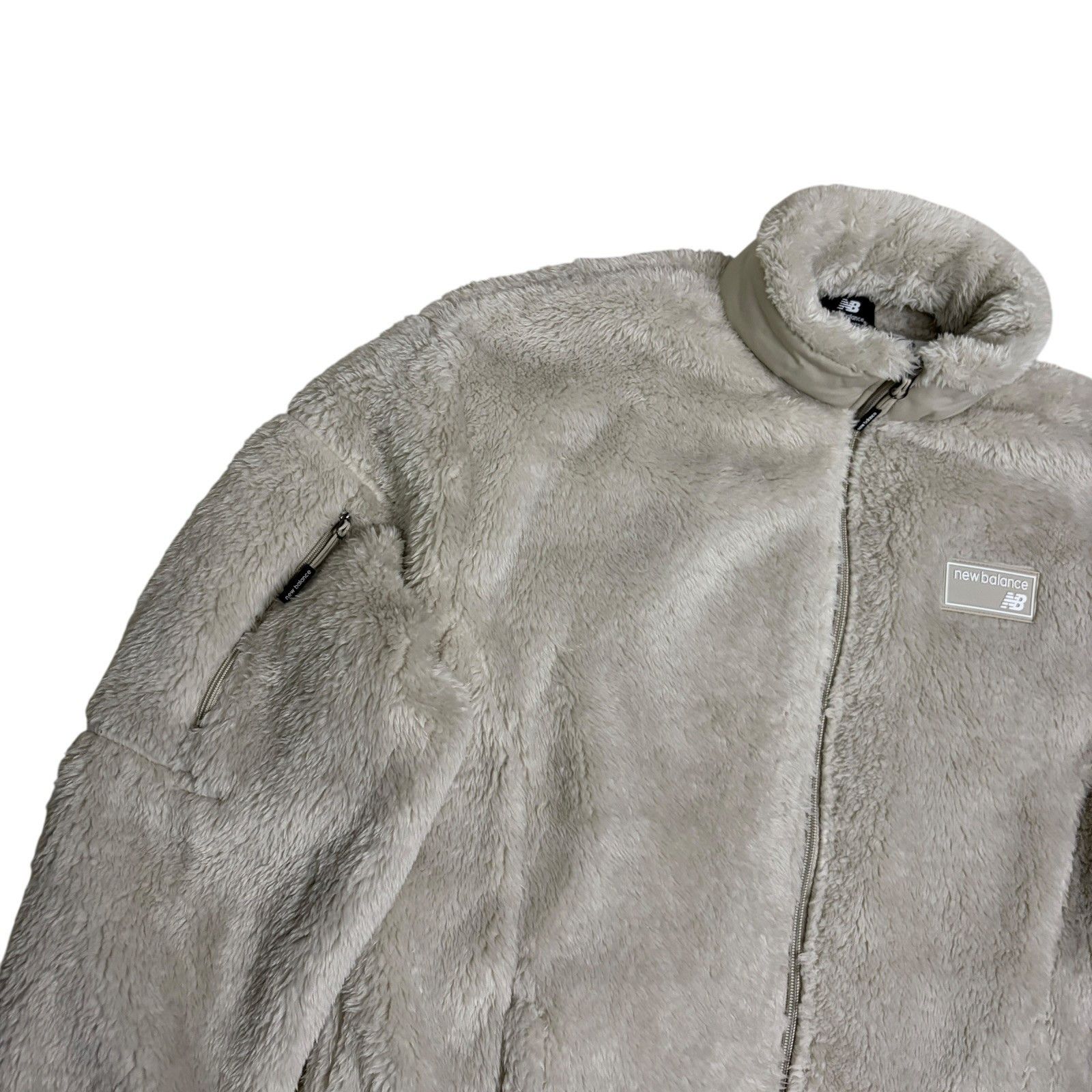 New Balance NEW BALANCE Faux Fur Fleece Soft Jacket Womens Small Size S / US 4 / IT 40 - 5 Thumbnail