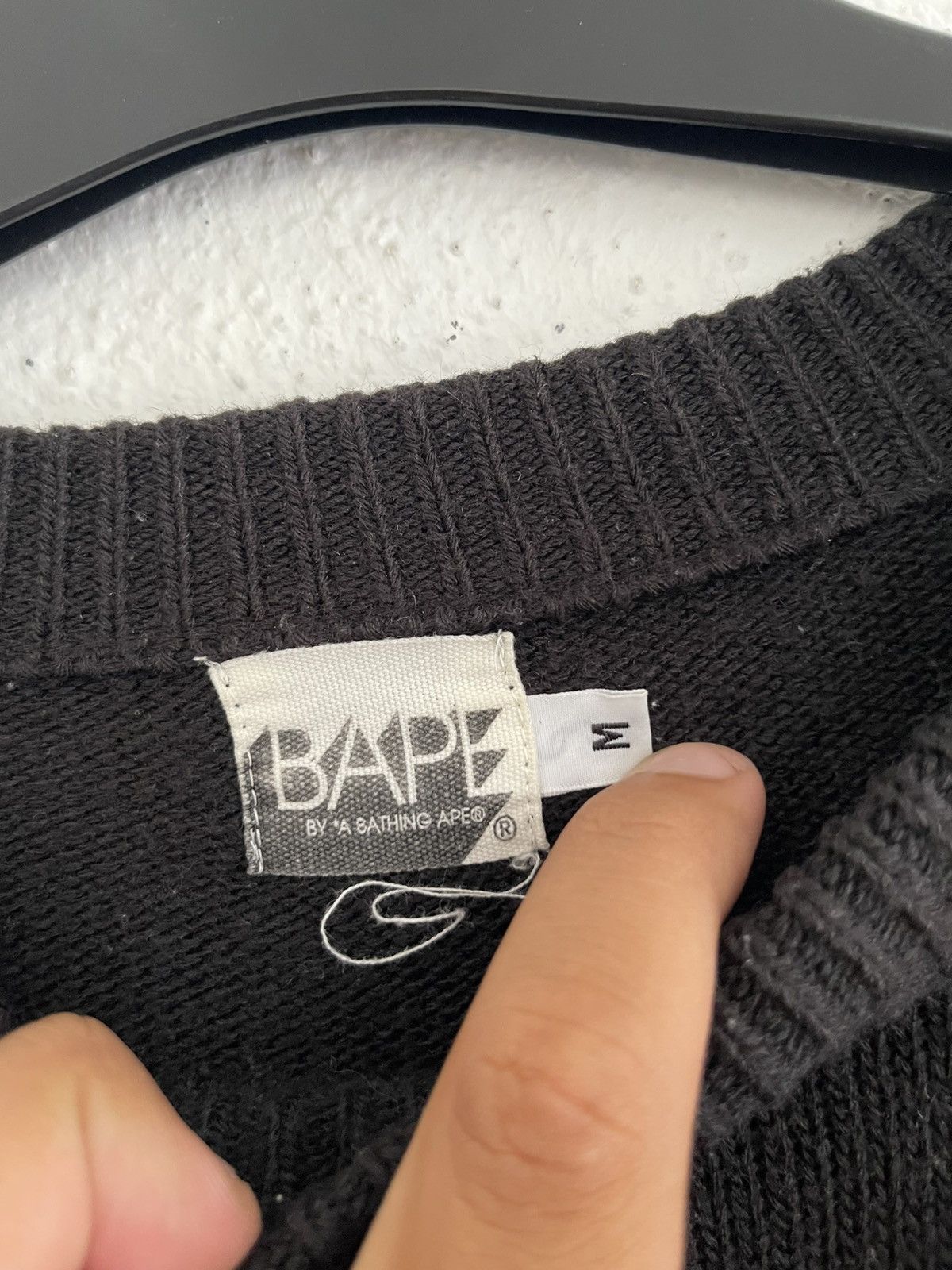 Bape OG Bape Nap Milo Acrylic Wool Sweater Black A Bathing Ape Size US M / EU 48-50 / 2 - 6 Thumbnail