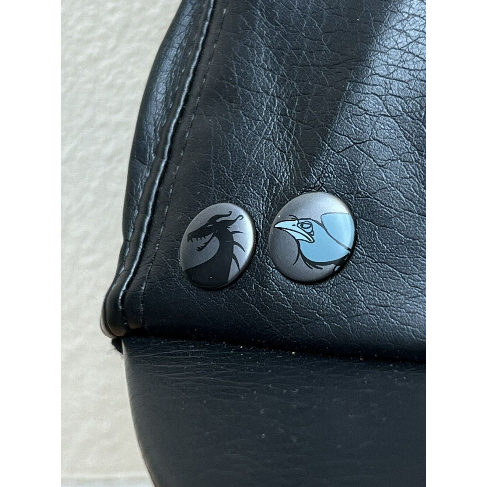 Disney Disney Maleficent Horn Villains Cosplay Faux Leather Hat Cap Size ONE SIZE - 3 Thumbnail