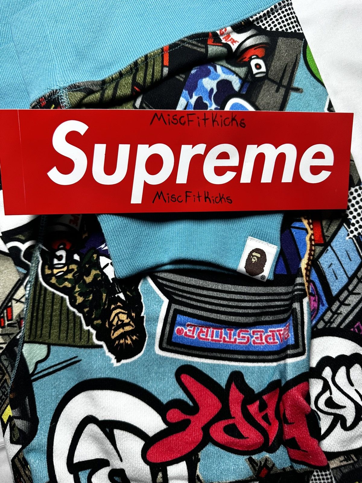 Bape Bape Comic Art Crewneck Size US XL / EU 56 / 4 - 9 Thumbnail