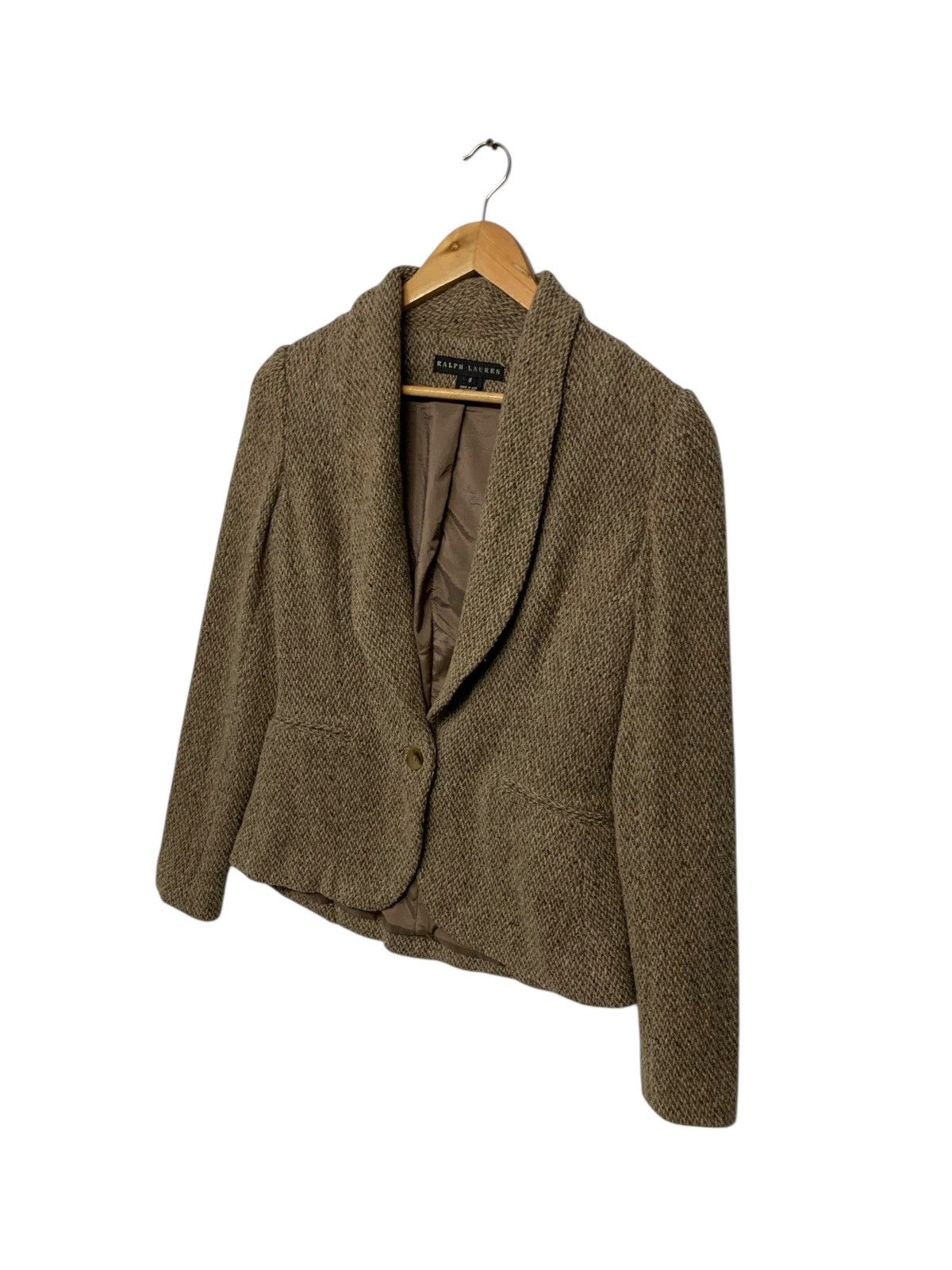Ralph Lauren Rare Ralph Lauren One Button Wool Jacket Made in USA Size S / US 4 / IT 40 - 2 Thumbnail