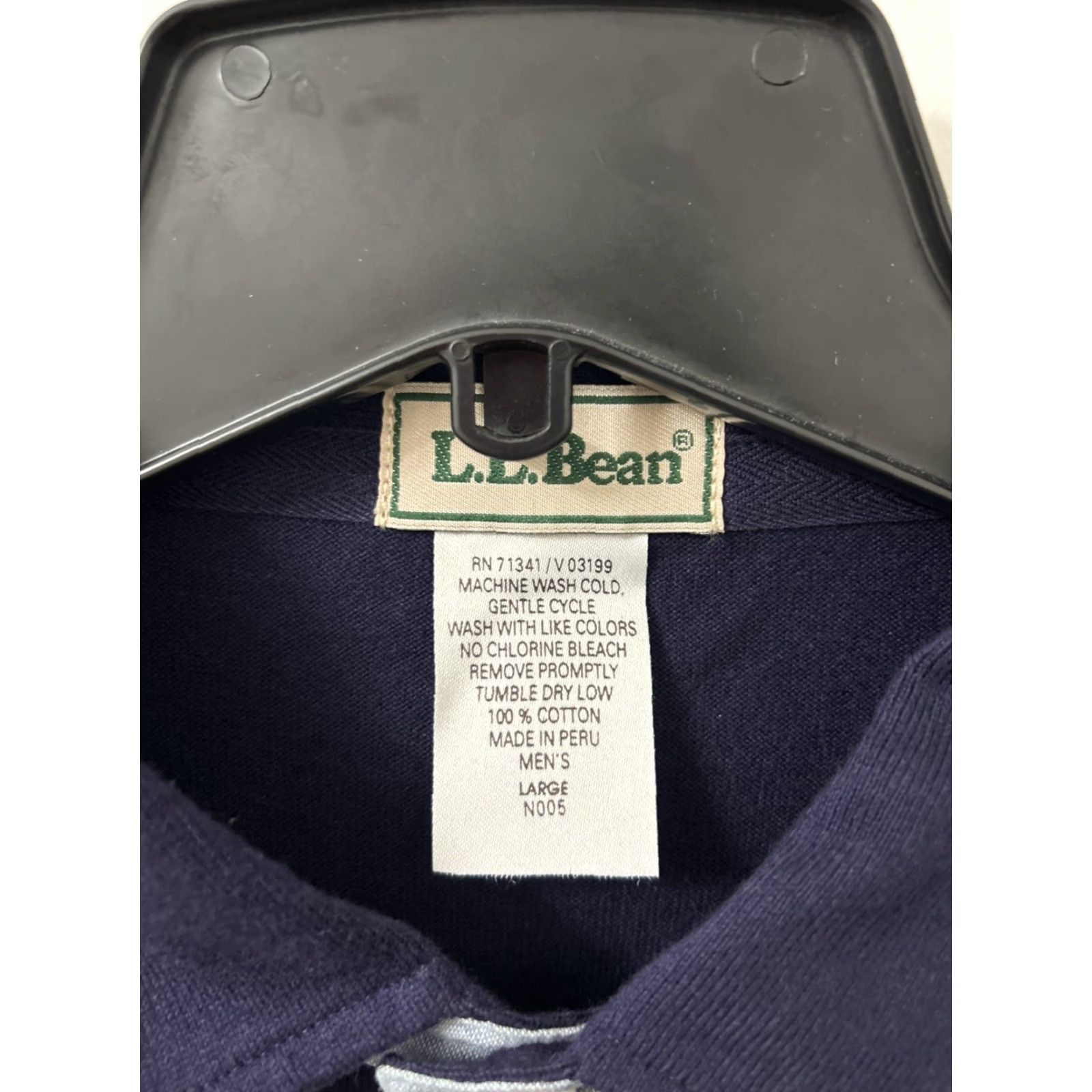 Vintage VINTAGE LL Bean Polo Shirt Mens L Large Purple Blue Rugby Short Sleeve Polo Shirt Mens L Purple Blue Rugby 90s Womens? Size US L / EU 52-54 / 3 - 6 Thumbnail
