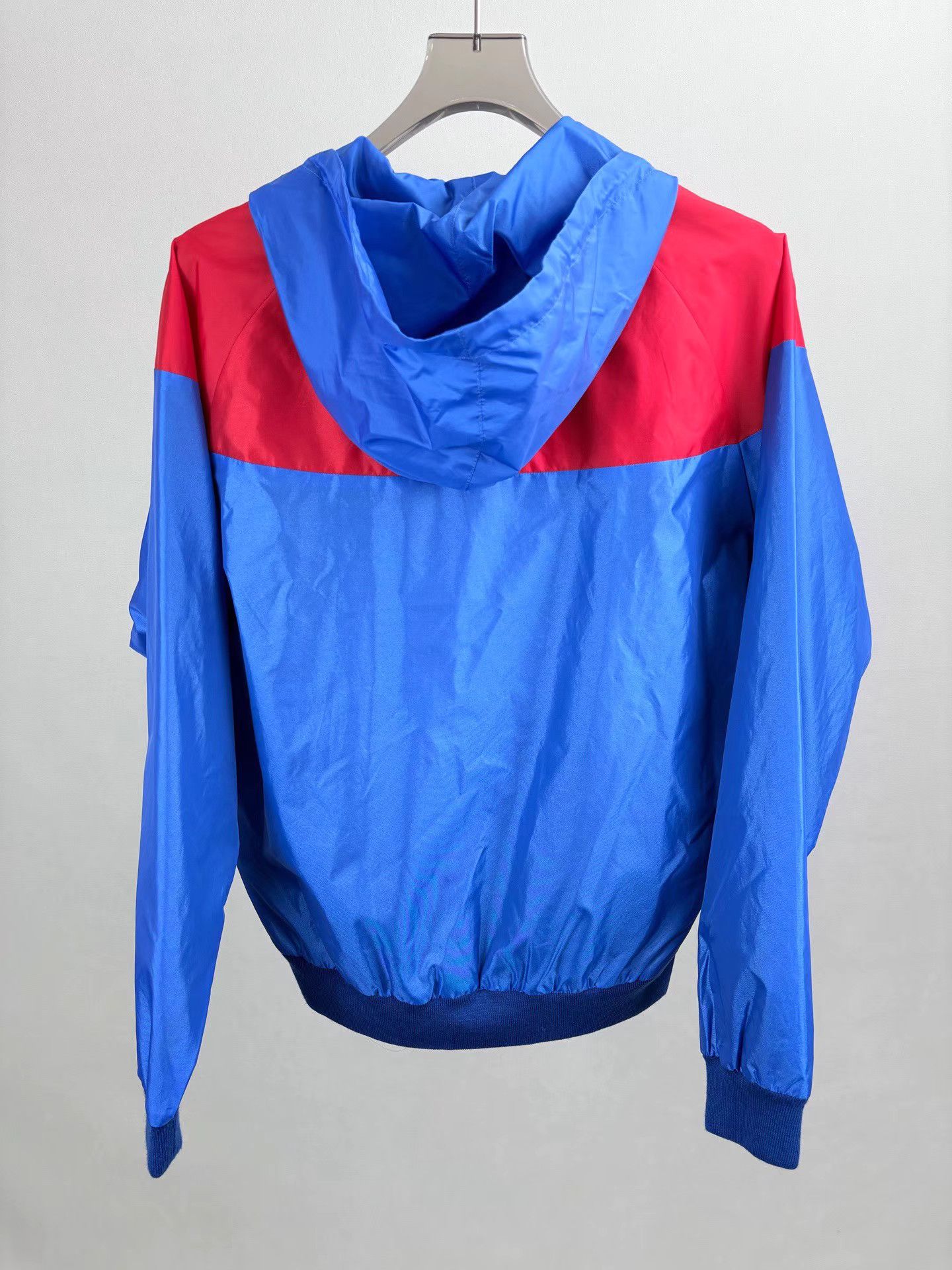Celine CELINE Color Block Red & Blue Logo Nylon Jacket Size US S / EU 44-46 / 1 - 2 Thumbnail