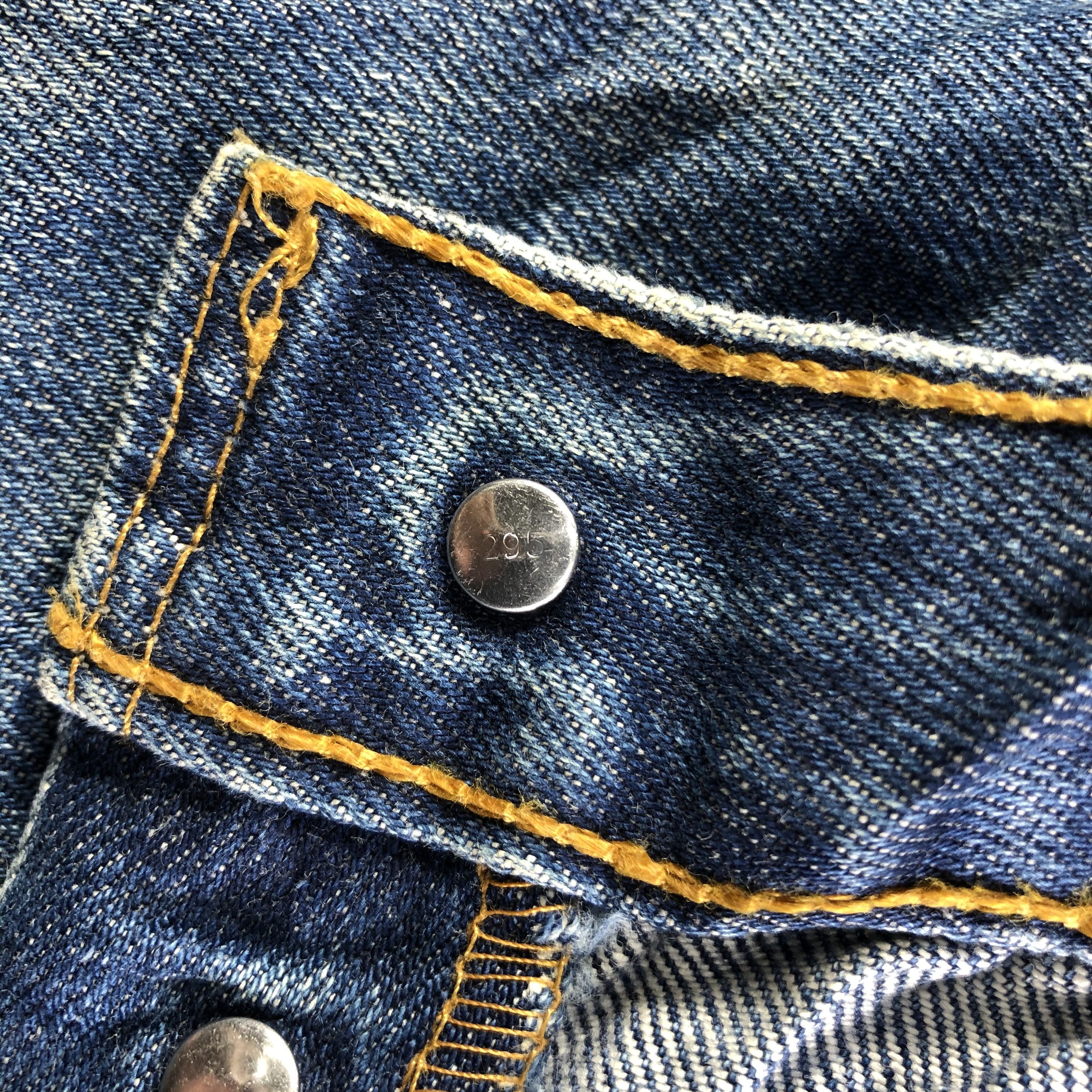 Levi's Vintage Blue Wash Levis 501 Jeans-J3564 Size US 34 / EU 50 - 10 Thumbnail