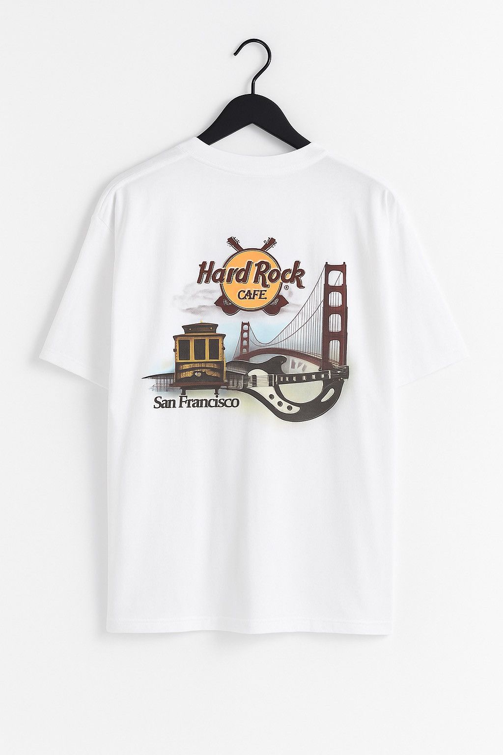 Hard Rock Cafe Vintage 90s Hard Rock Cafe San Francisco White Heavy Tee Size US L / EU 52-54 / 3 - 1 Thumbnail