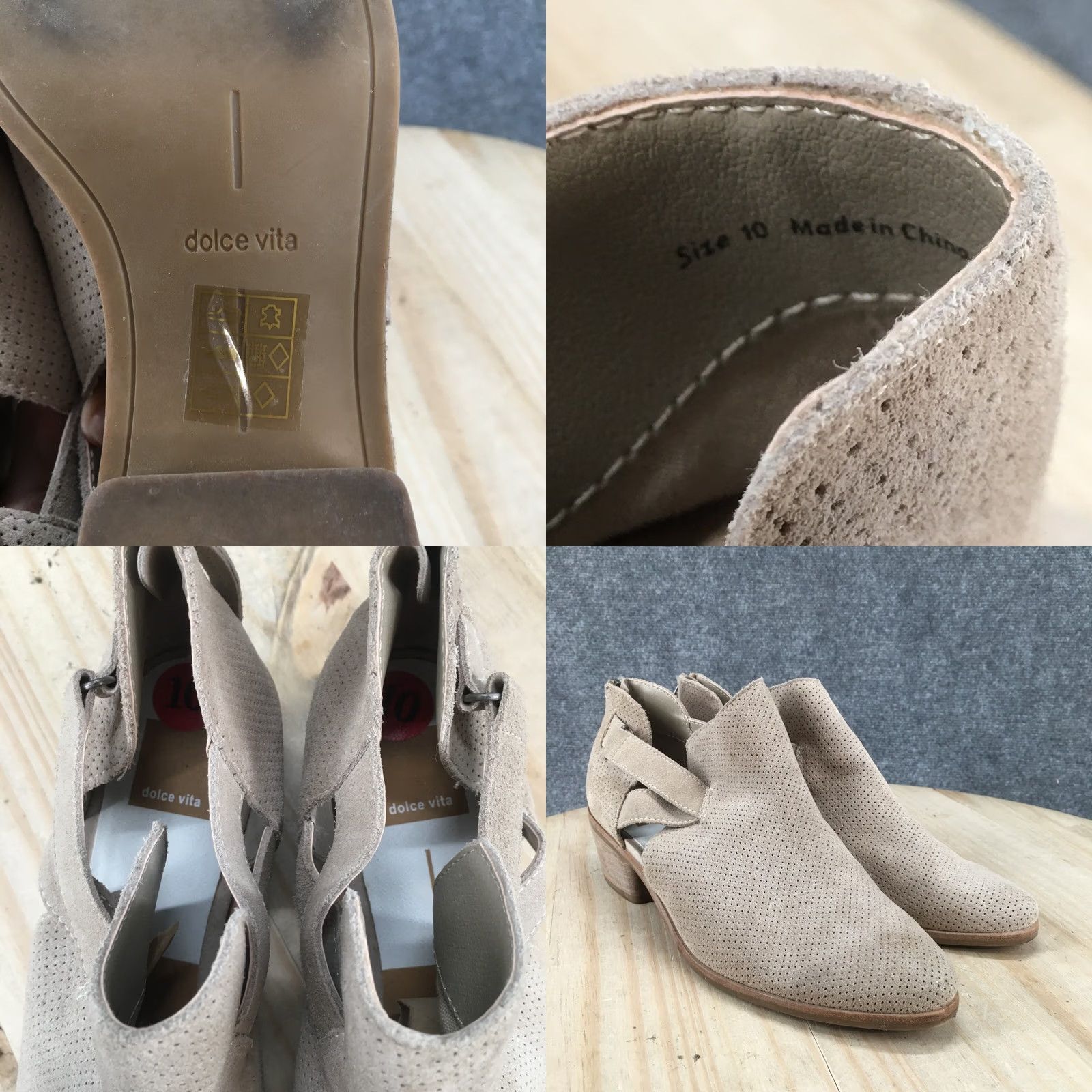 Dolce Vita Dolce Vita Koree Boots Womens 10 Casual Back Zip Ankle Suede Brown (Brown) Boots Womens 10 Casual Back Zip Ankle Suede Brown DK Size US 10 / IT 40 - 10 Thumbnail