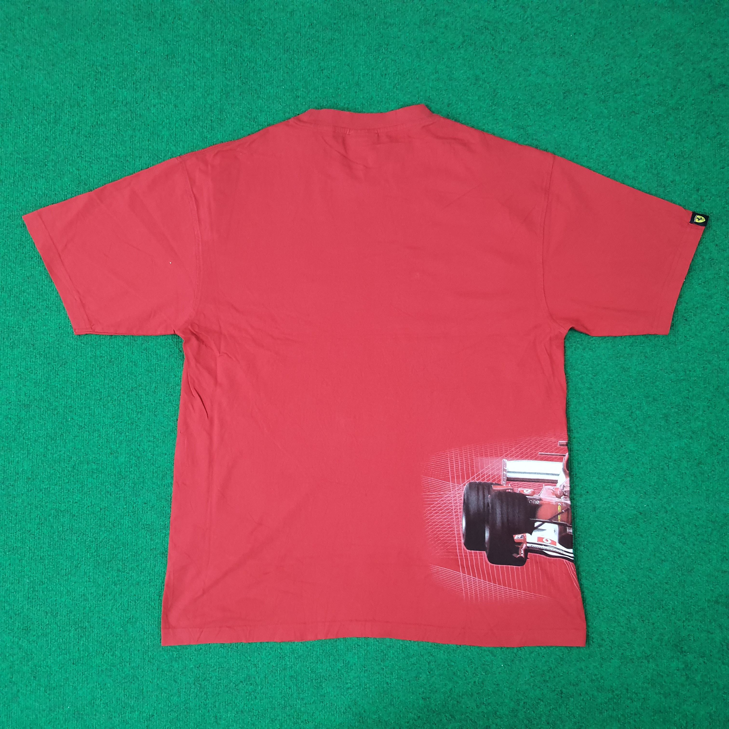 Ferrari Vintage Ferrari F1 Racing Formula 1 Tshirt C223N73 Size US XL / EU 56 / 4 - 4 Thumbnail