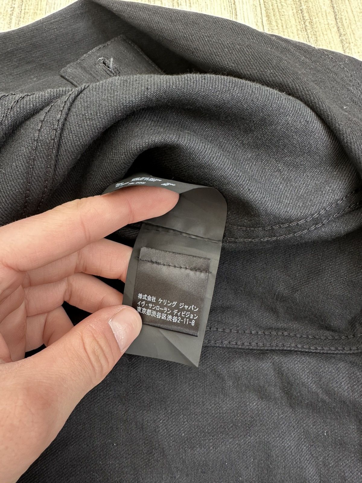 Saint Laurent Paris Saint Laurent Paris Denim Jacket black Size US M / EU 48-50 / 2 - 8 Thumbnail