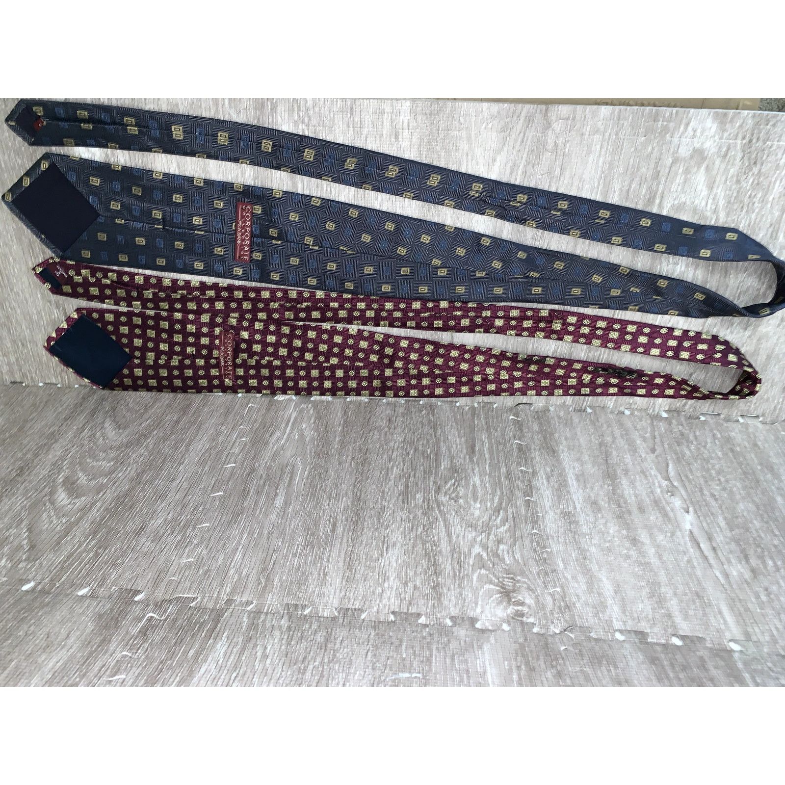 Jos. A. Bank Lot of 5 Jos. A. Bank Men's Corporate Silk Ties Geometric Size ONE SIZE - 9 Thumbnail