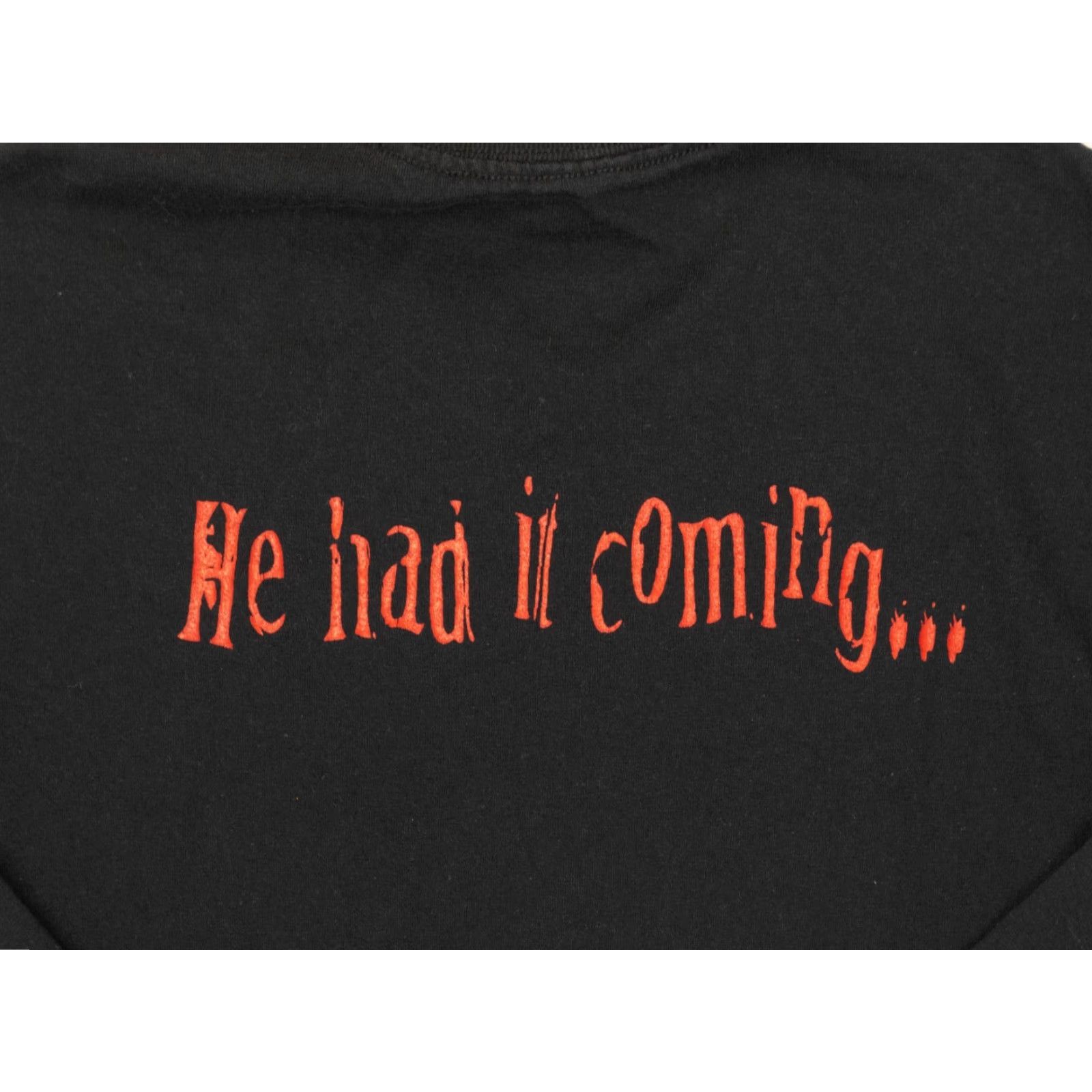 Fruit Of The Loom VINTAGE Chicago The Musical T-Shirt Mens M Black Long Sleeve Crew Neck Logo Graphic Print 1990s USA Art Cartoon City Music Retro All Seasons Size US M / EU 48-50 / 2 - 5 Thumbnail