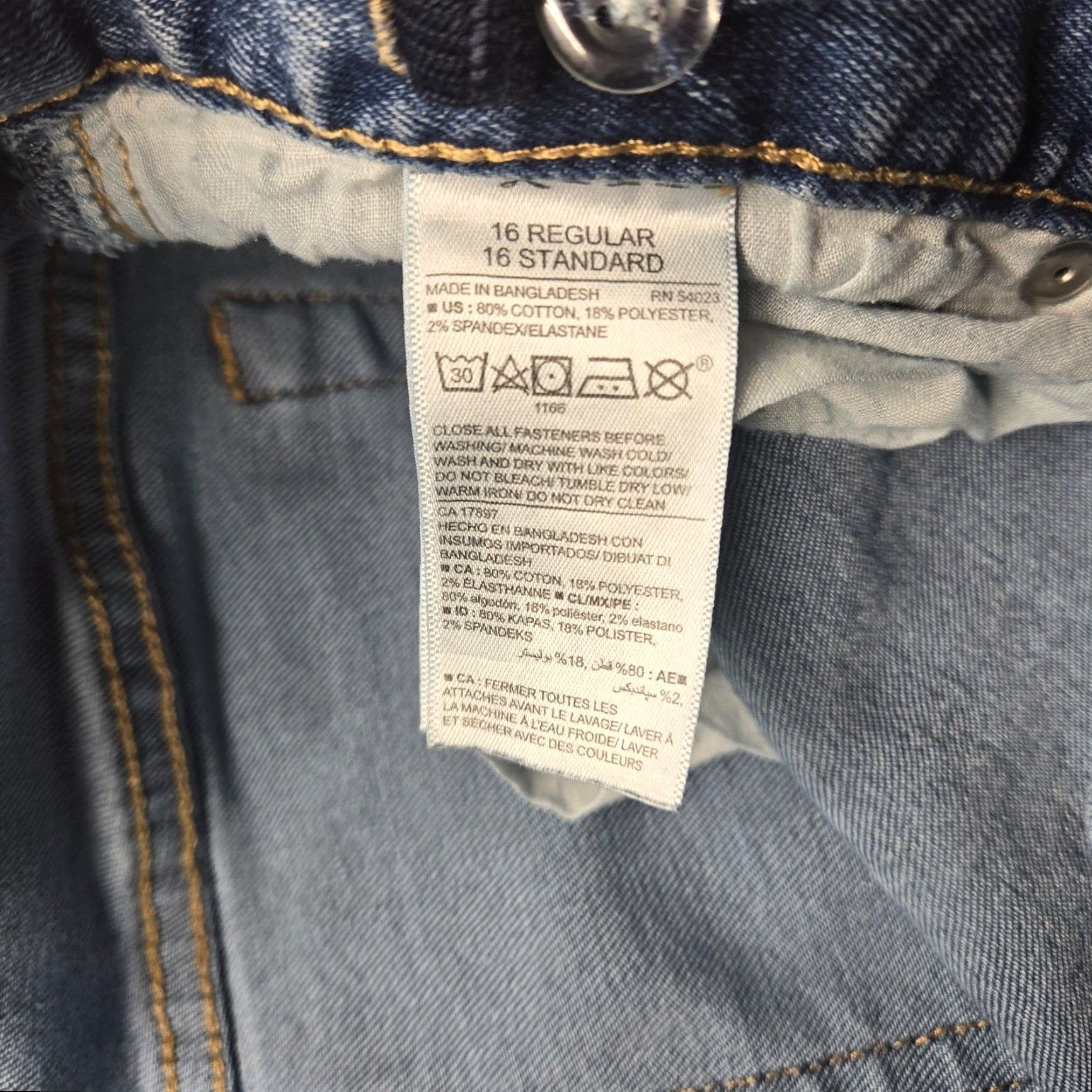Old Navy VINTAGE Old Navy Jeans Denim Pants Women Adult 16 Blue Straight 90s Womens Size 38" / US 16 / IT 52 - 5 Thumbnail