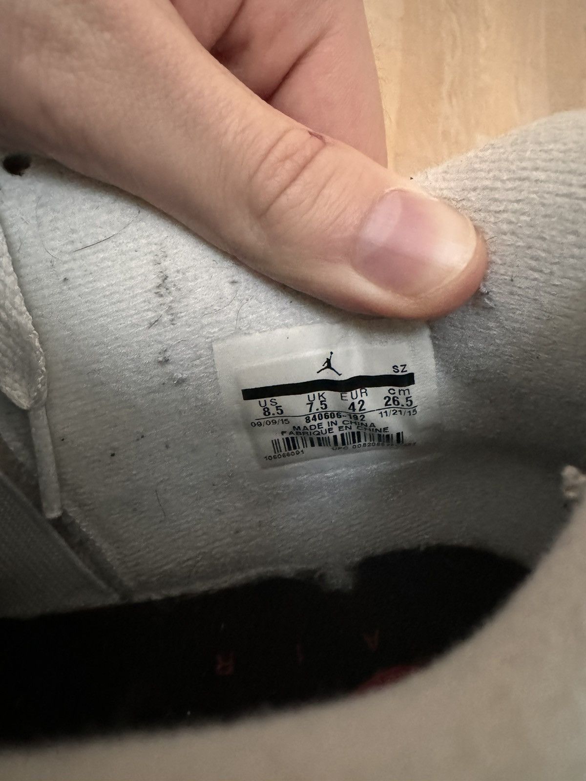 Jordan Brand Air Jordan 4 Retro White Cement 2016 Size US 8.5 / EU 41-42 - 6 Thumbnail