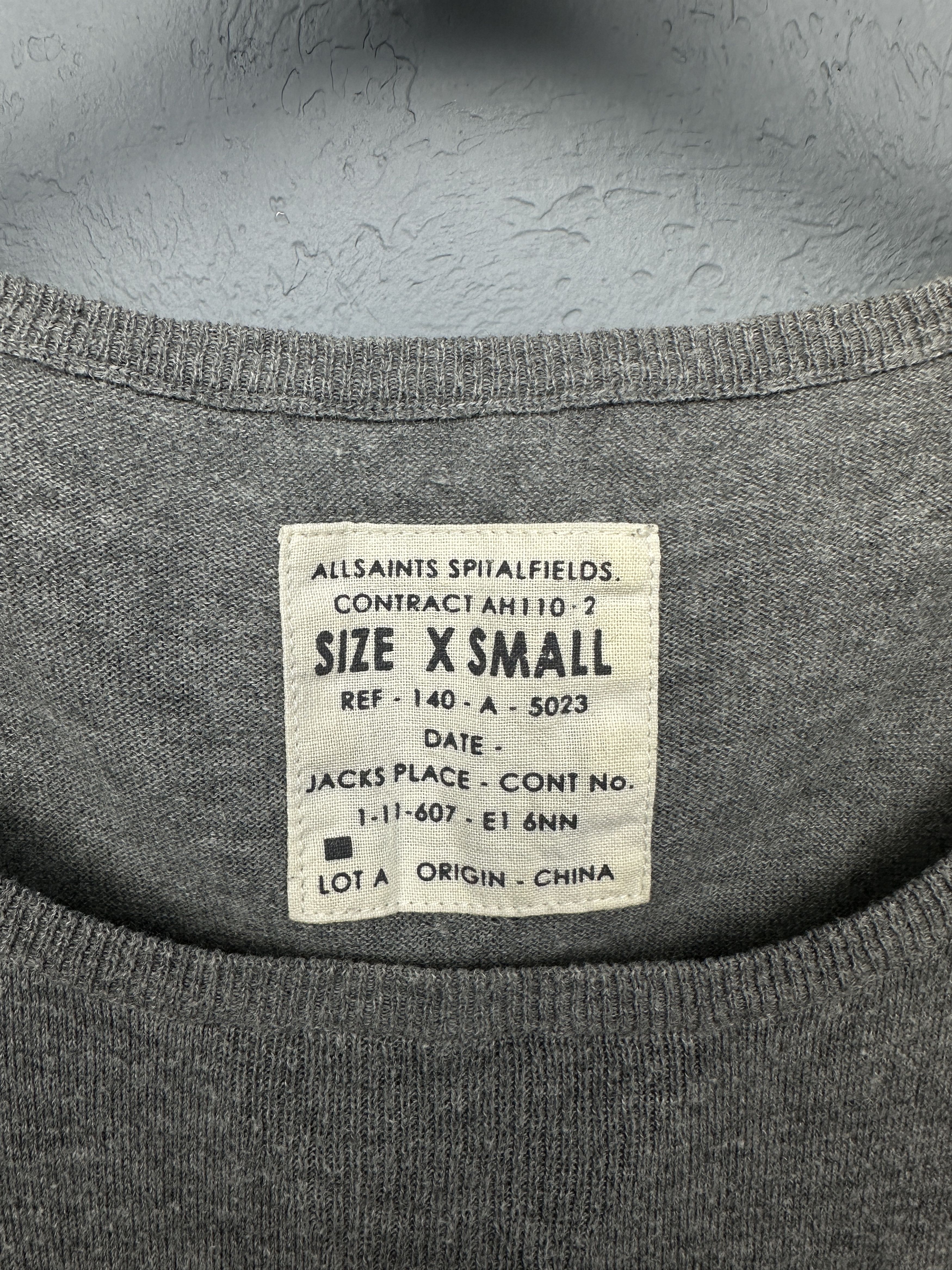 Allsaints Allsaints Mens Clinch Vest Tank Top Sleeveless T-Shirt Size US XS / EU 42 / 0 - 3 Thumbnail