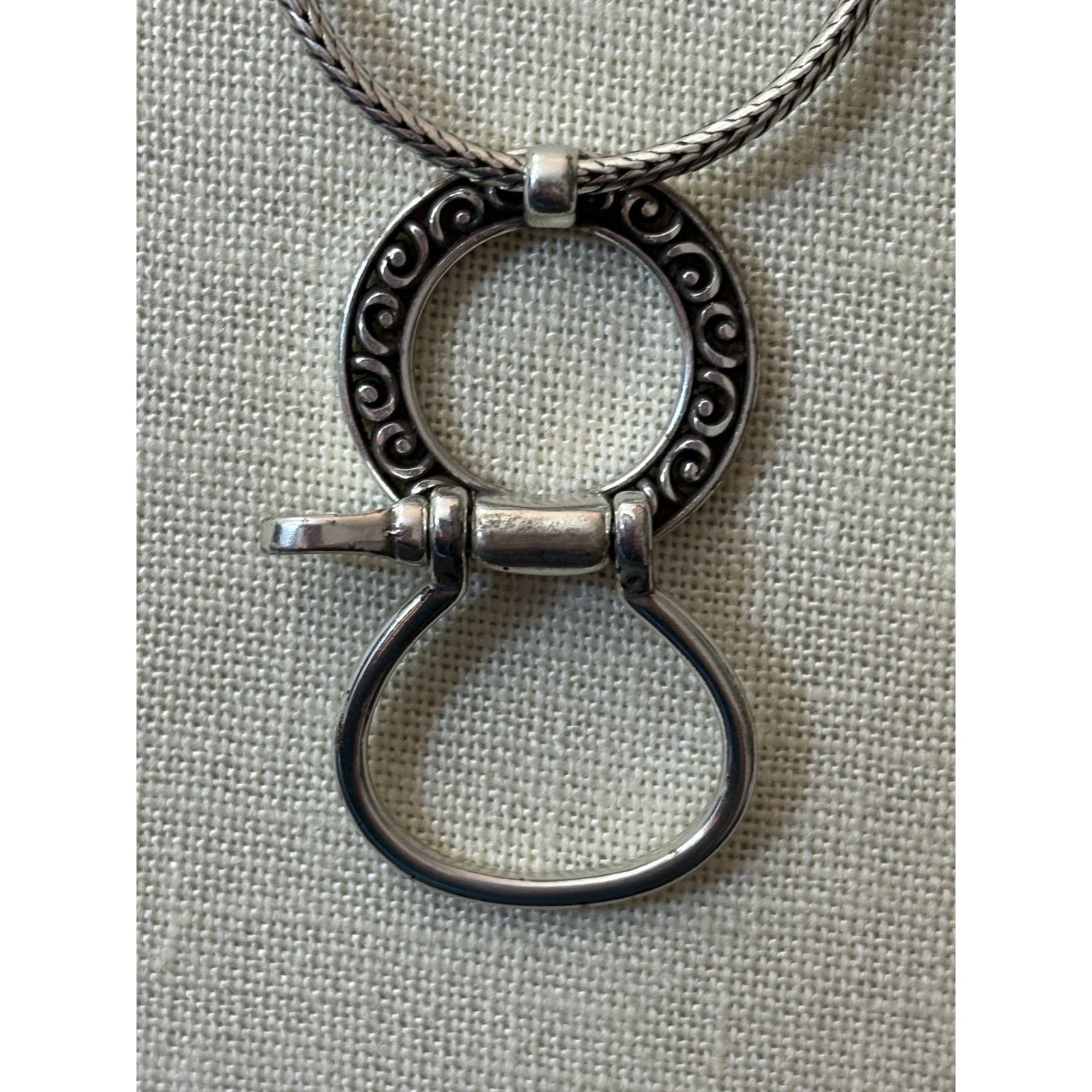 Brighton Brighton Long Necklace Scroll Circle Pendant As Is Size ONE SIZE - 5 Thumbnail