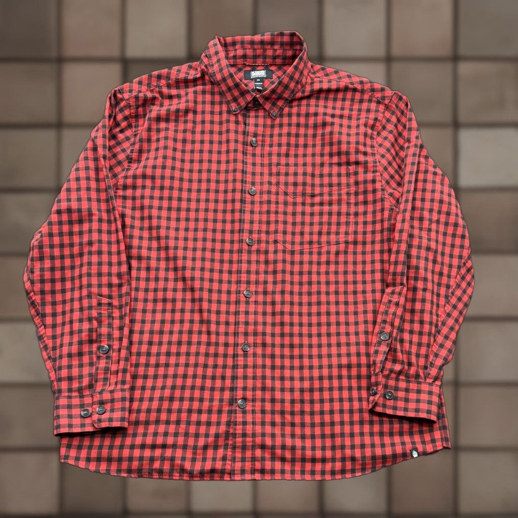Vintage Alaskan Hardgear Shirt Mens 2XL Red Black Plaid Wool Blend Button Down Workwear Shirt Size US XXL / EU 58 / 5 - 1 Thumbnail