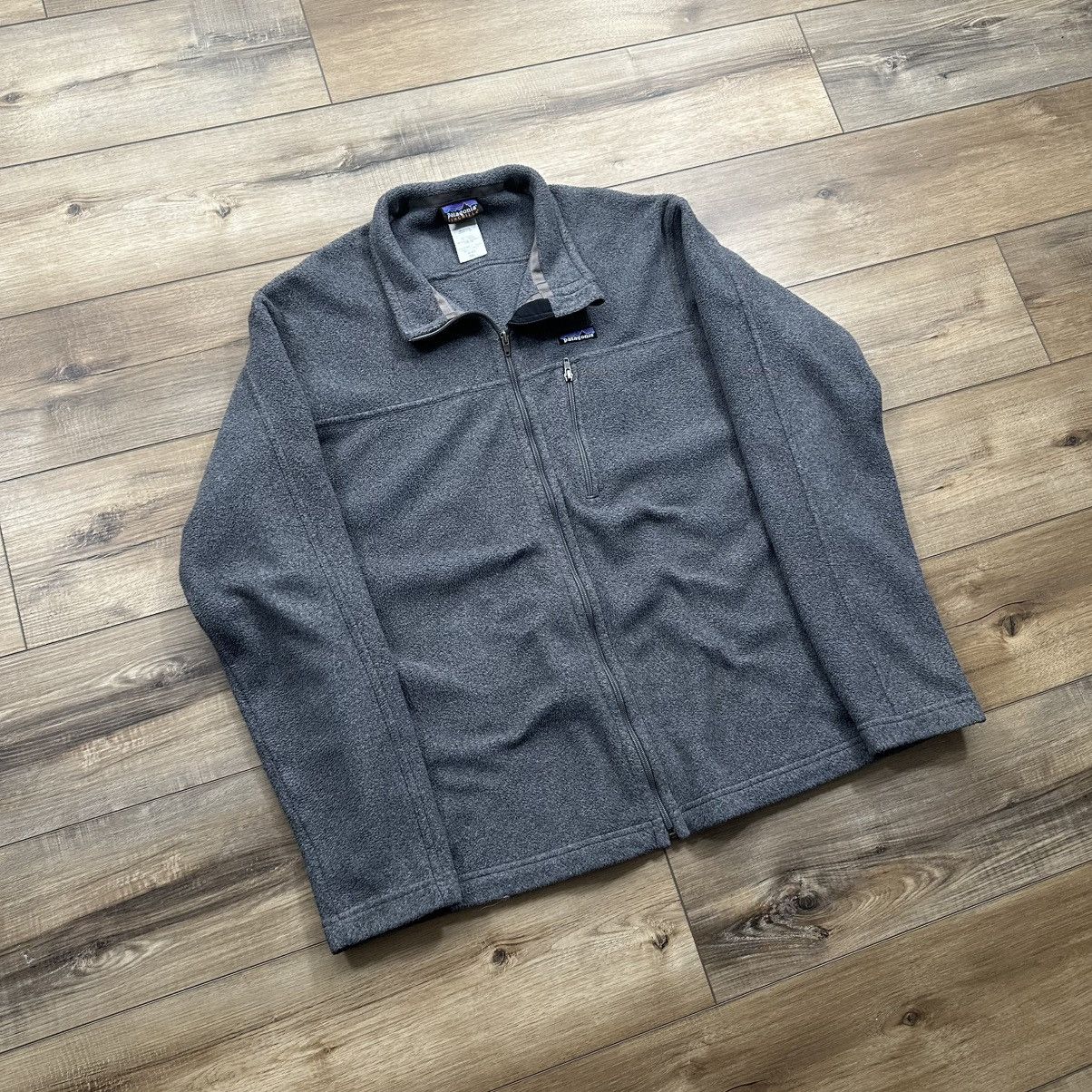 Patagonia Vintage 2000s Patagonia Synchilla Grey Fleece Zip Up Jacket Size US XXL / EU 58 / 5 - 2 Thumbnail