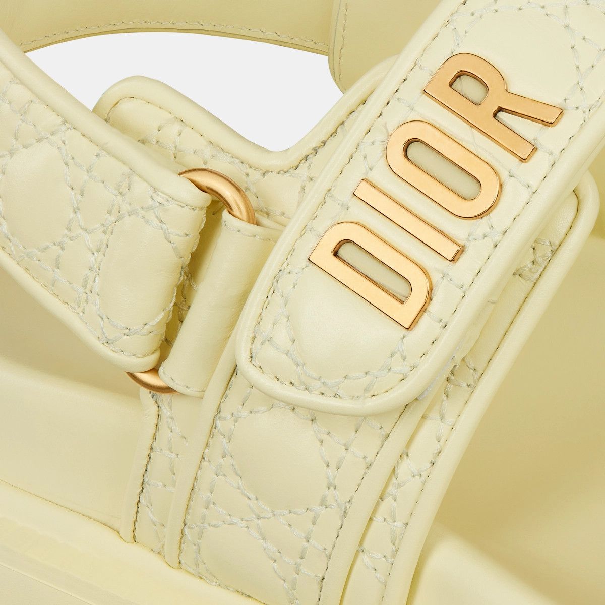 Dior o1bcso1str0226 Dioract Sandal in Pastel Yellow Size US 7 / IT 37 - 5 Thumbnail