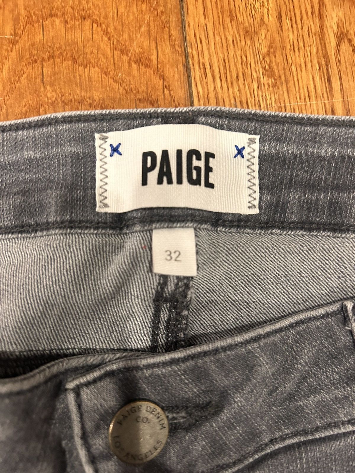 Paige Vintage Paige Jeans Verdugo Ankle Zip Stretch Womens Size 32 Size 32" / US 10 / IT 46 - 7 Thumbnail
