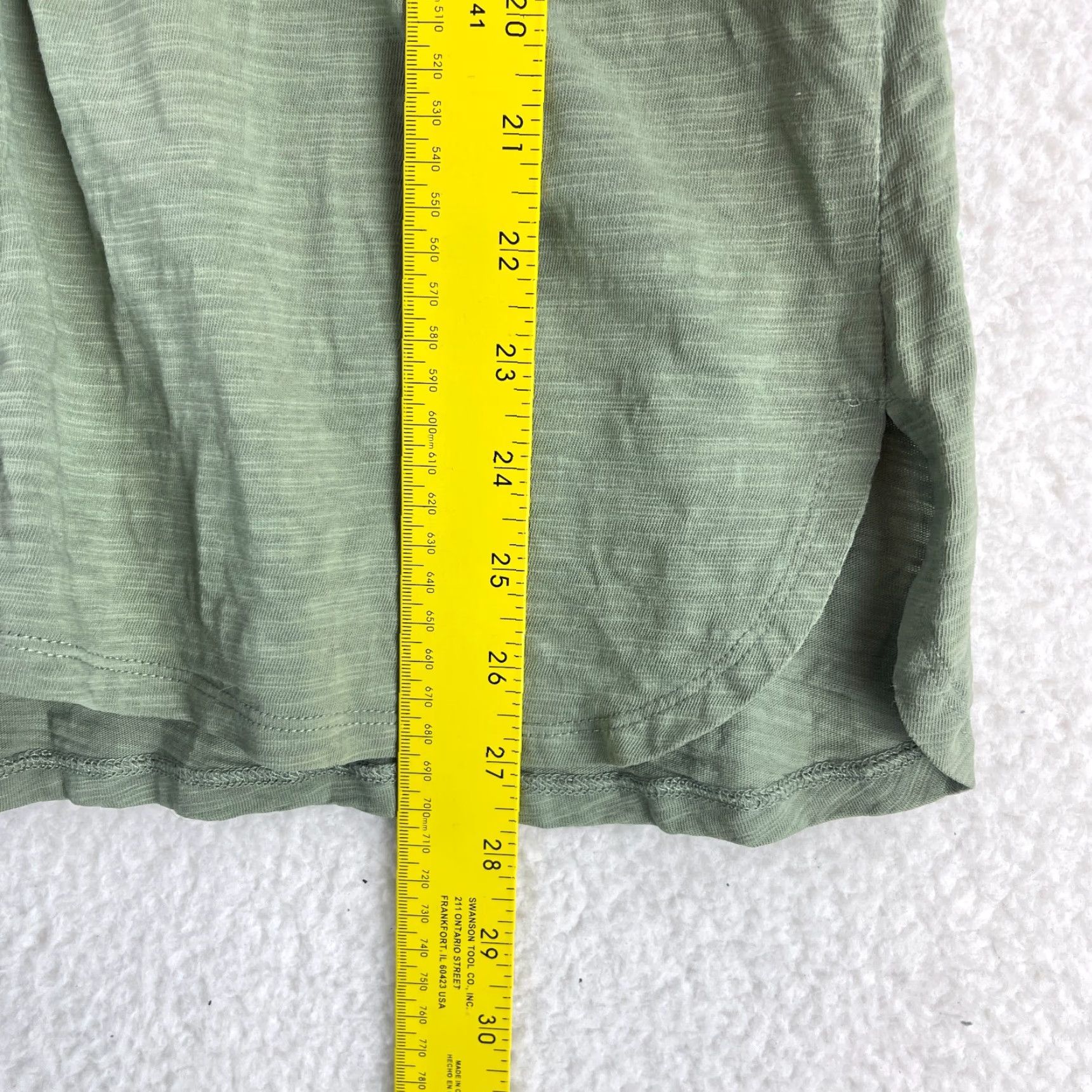 Soft Surroundings Soft Surroundings Green Floral Embroidered Tunic Shirt Womens Button-Up PXS Size XS / US 0-2 / IT 36-38 - 7 Thumbnail