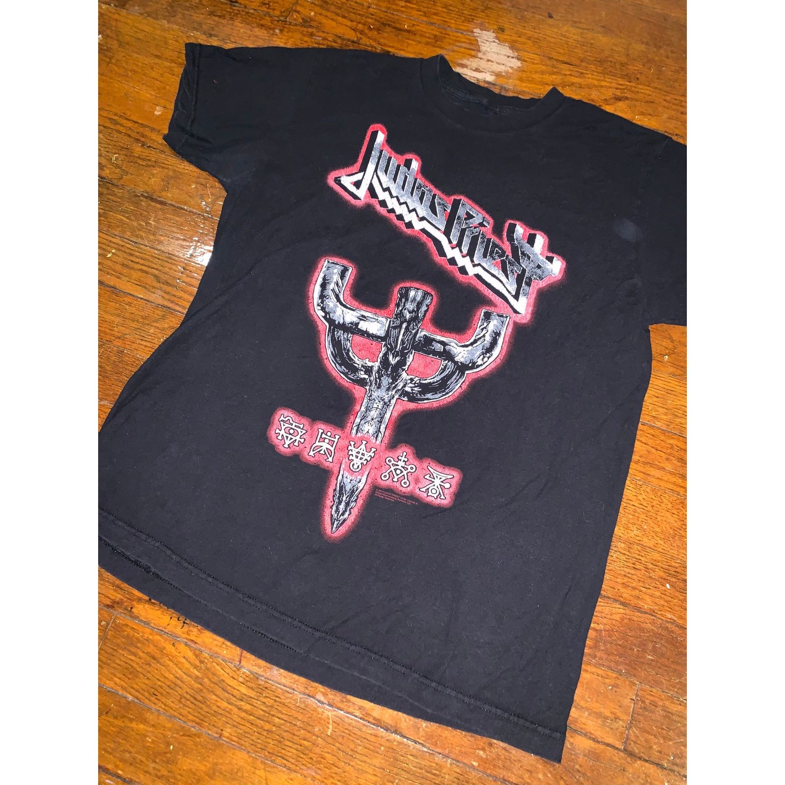 Band Tees Judas Priest Firepower Tour 2018 T Shirt Heavy Metal Tee M Size US M / EU 48-50 / 2 - 3 Thumbnail