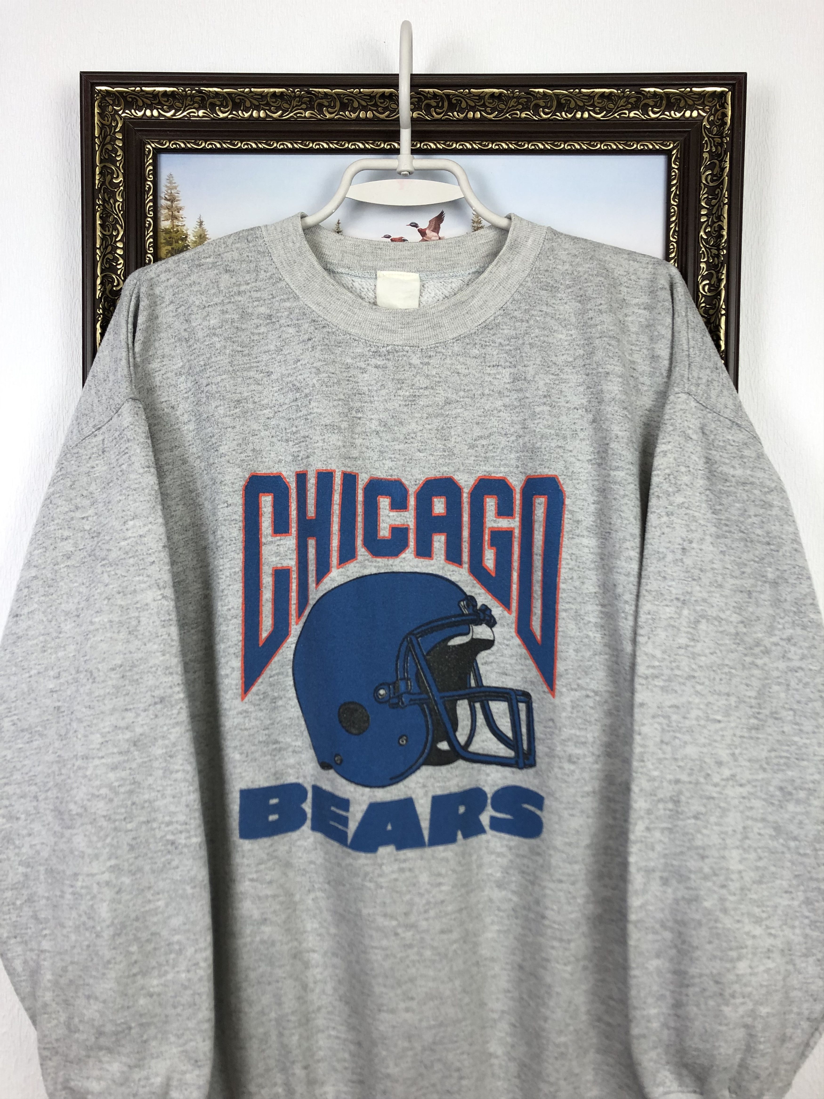 NHL Vintage 90's Chicago Bears NHL Sweatshirt Rare Crewneck Logo Size US L / EU 52-54 / 3 - 2 Thumbnail