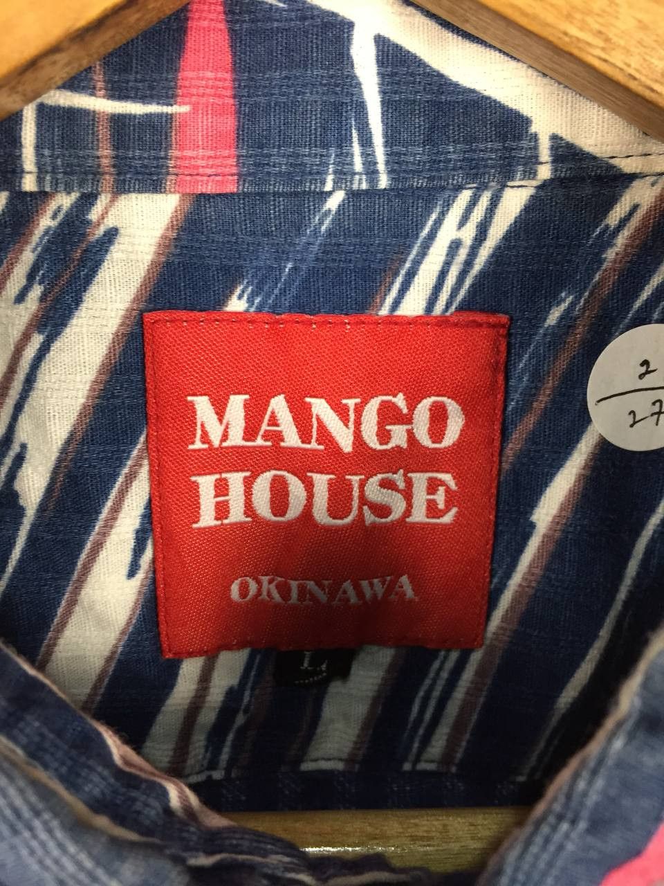 Japanese Brand Mango House Okinawa Japan Palm Leaf Hawaiian Shirt Size US L / EU 52-54 / 3 - 11 Thumbnail