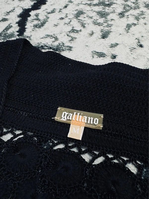 Other Galliano vintage lace sweater black logo M Size M / US 6-8 / IT 42-44 - 4 Thumbnail