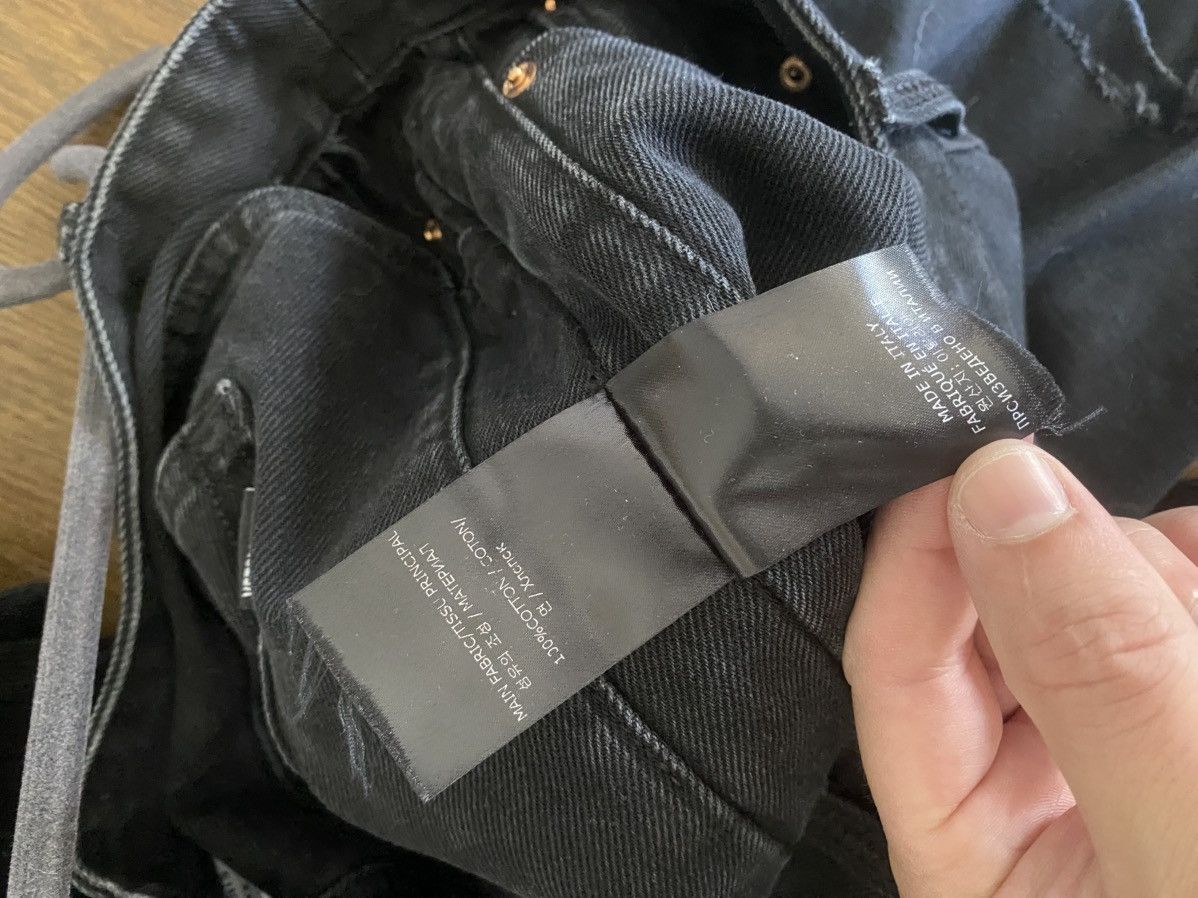 Vetements Vetements Black Inside-Out Destroyed Jeans Size US 34 / EU 50 - 10 Thumbnail
