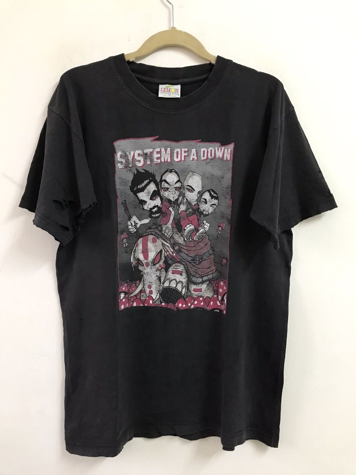 Vintage Vintage System Of A Down Australian Tour 2002 T Shirt Grailed