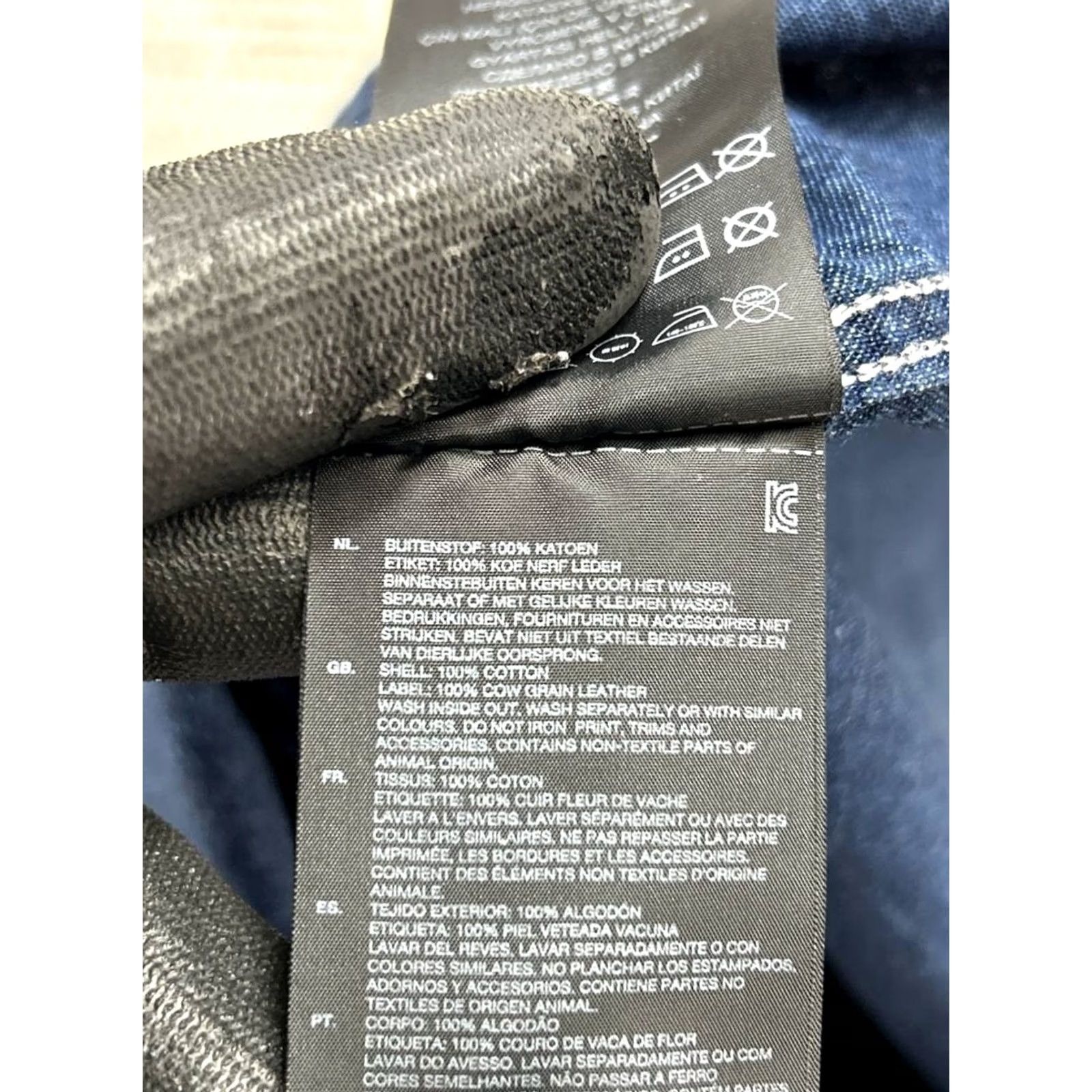 G-Star G Star Landoh Denim Shirt Mens M Blue Button-Up Geometric Pattern Casual Workwear Size US M / EU 48-50 / 2 - 4 Thumbnail