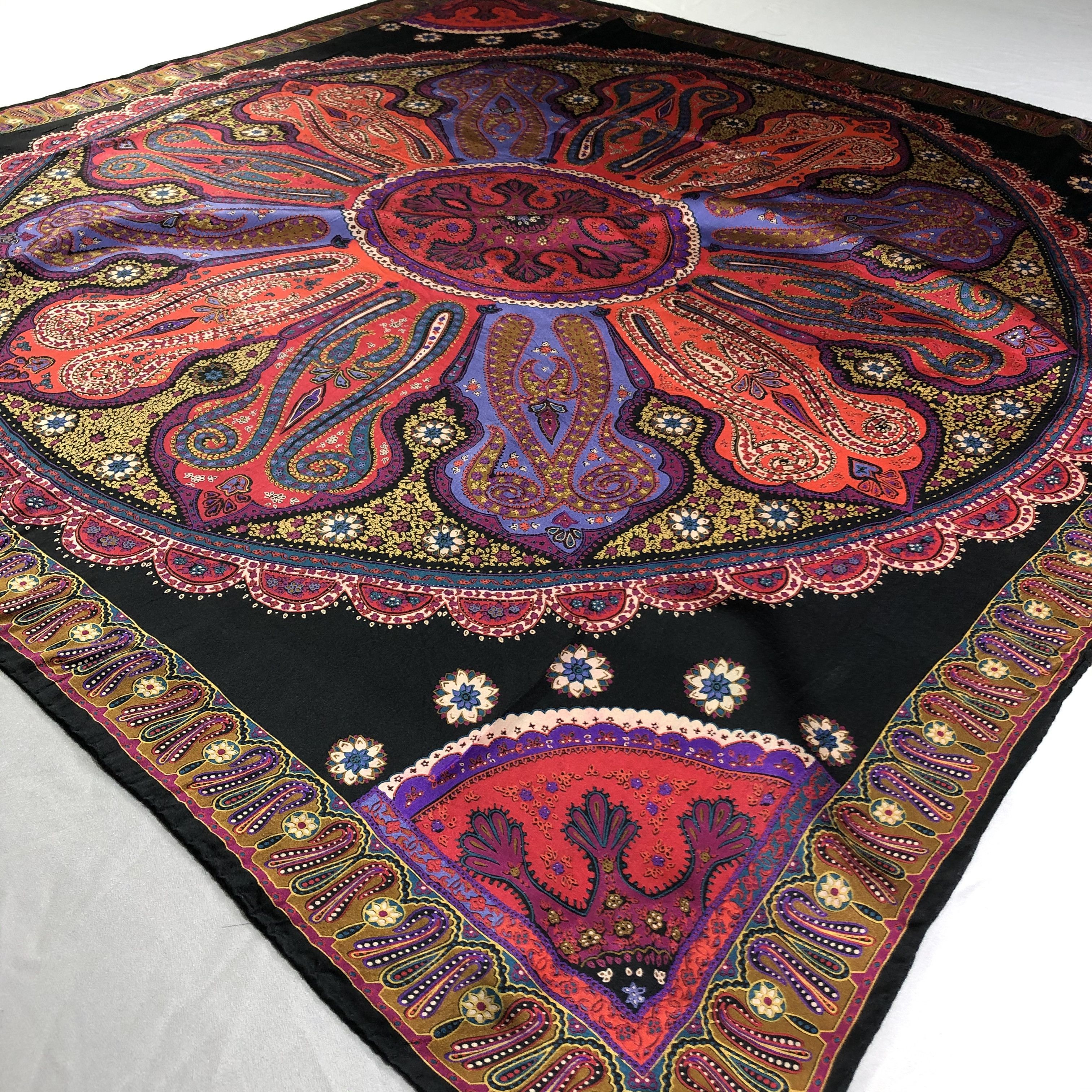 Vintage Vintage Silk Scarf Size ONE SIZE - 4 Thumbnail