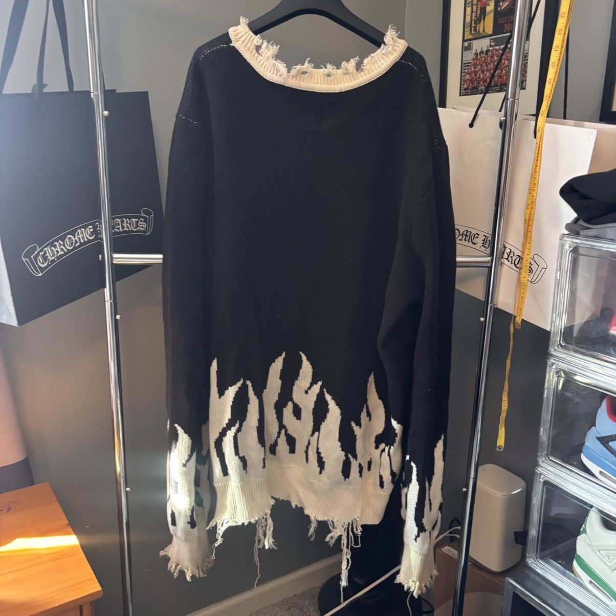 Valabasas Valabasas Flames Sweater Size US XXL / EU 58 / 5 - 2 Thumbnail