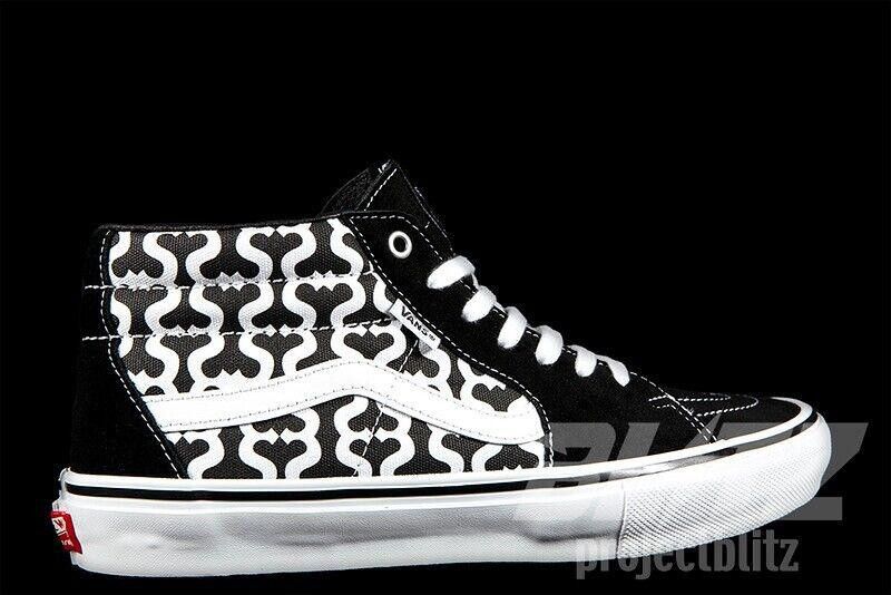 Vans SS21 Vans Supreme Skate Grosso Mid Monogram S Logo Black 9 Size US 9 / EU 42 - 3 Thumbnail