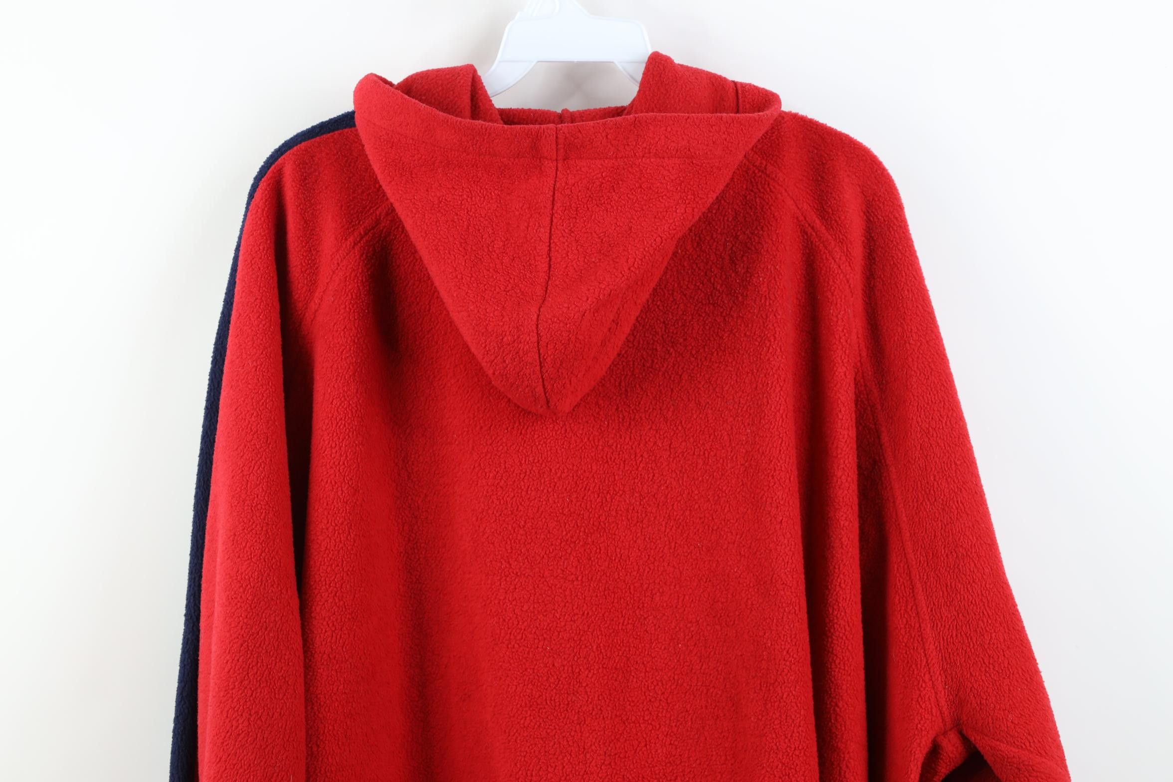 Disney Vintage Disney Mickey Mouse Fleece Hoodie Sweatshirt Red Size 4XL / US 24-26 - 15 Thumbnail