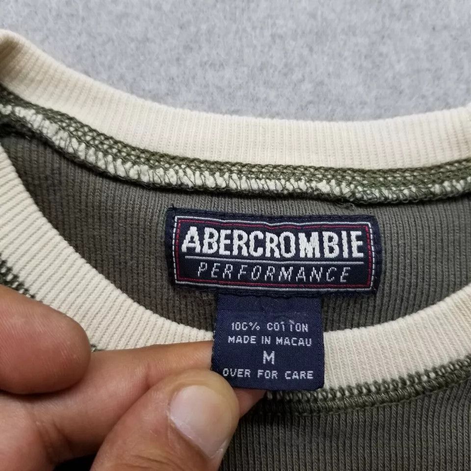 Abercrombie & Fitch Abercrombie Fitch Shirt Womens Medium Long Sleeve Logo Patch Size M / US 6-8 / IT 42-44 - 7 Thumbnail