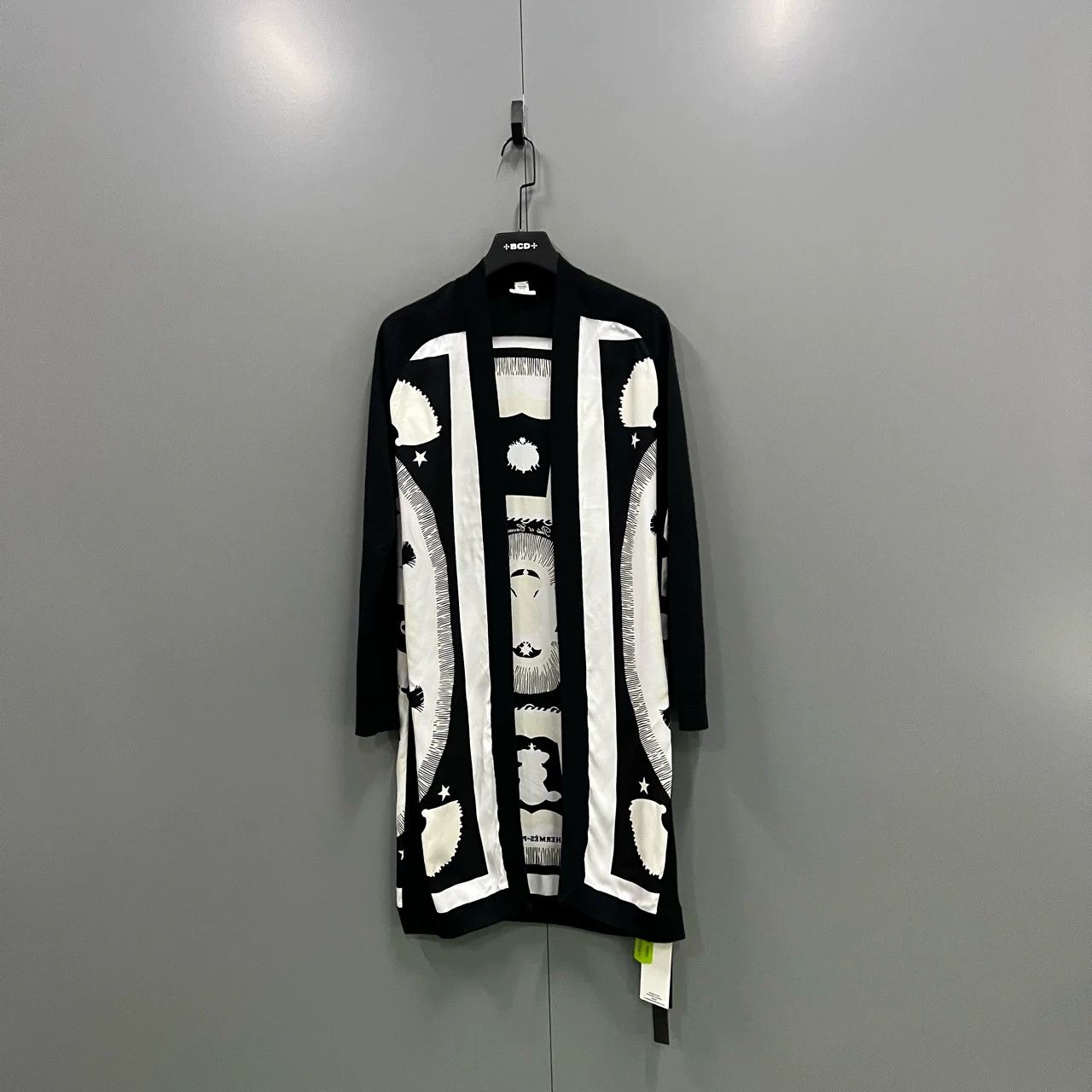 Hermes HERMES Colorblock Geometric Print Coat Size XXS / US 00 / IT 34 - 1 Thumbnail