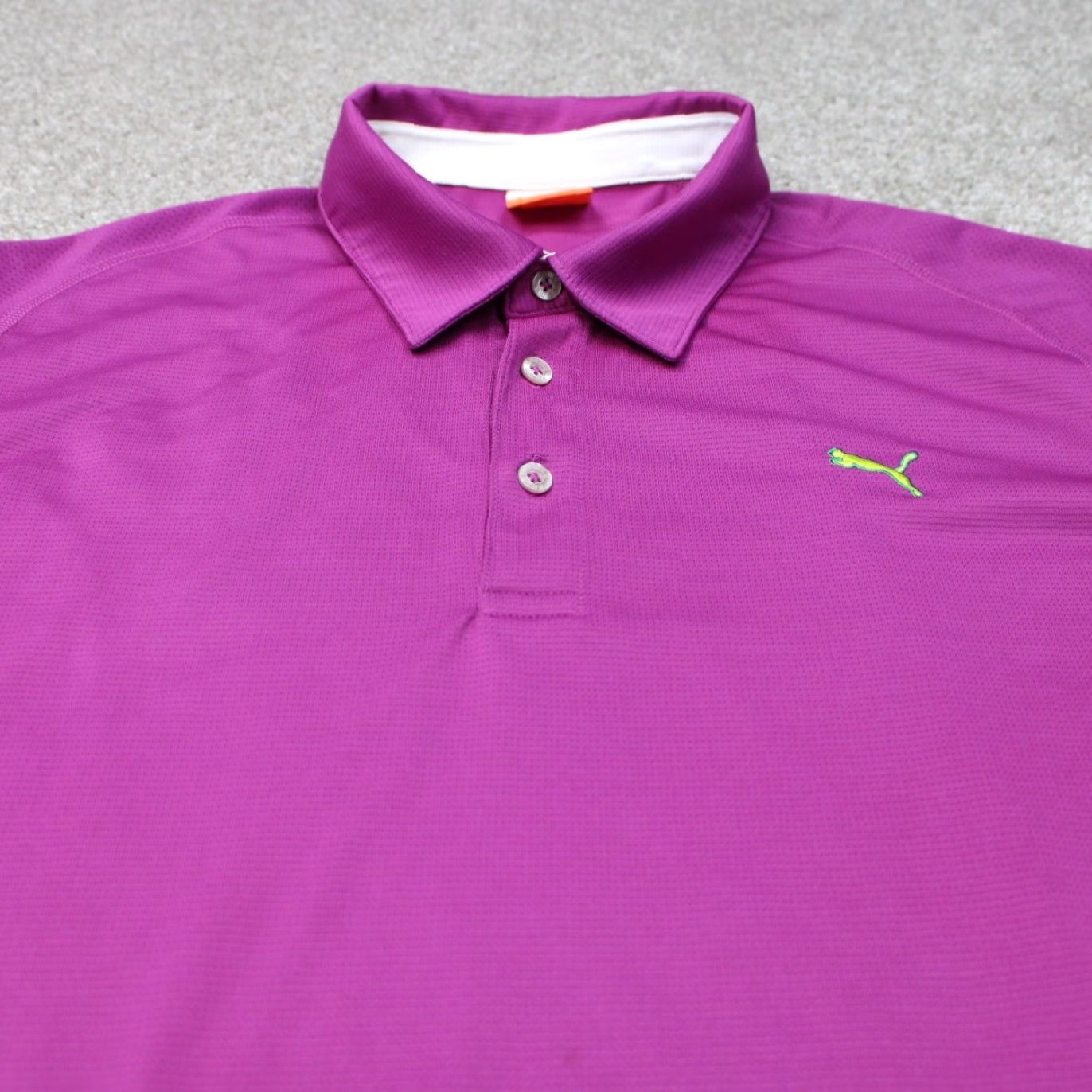 Puma PUMA Polo Shirt Mens Large Purple USP Dry Golf Polyester Short Sleeve Pullover Shirt Size US L / EU 52-54 / 3 - 7 Thumbnail