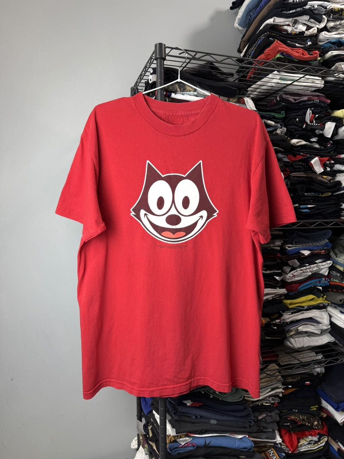 Vintage Rare! Vintage 1990’s Felix The Cat T Shirt Cartoon Movie Size US L / EU 52-54 / 3 - 1 Thumbnail