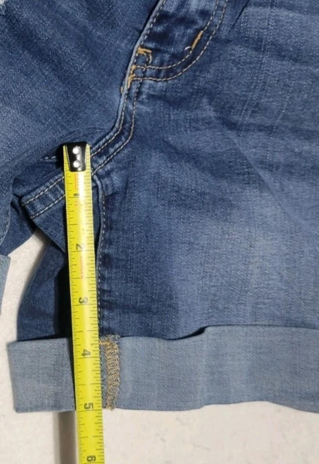 Other Judy Blue Denim Shorts Women’s S Distressed Rise Rolled Hem Size 28" / US 6 / IT 42 - 8 Thumbnail