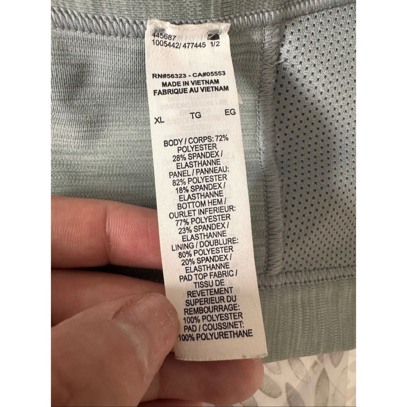 Nike Nike Dri-Fit Zip Front Sports Bra XL Gray — High Support Training Activewear Top Size ONE SIZE - 4 Thumbnail