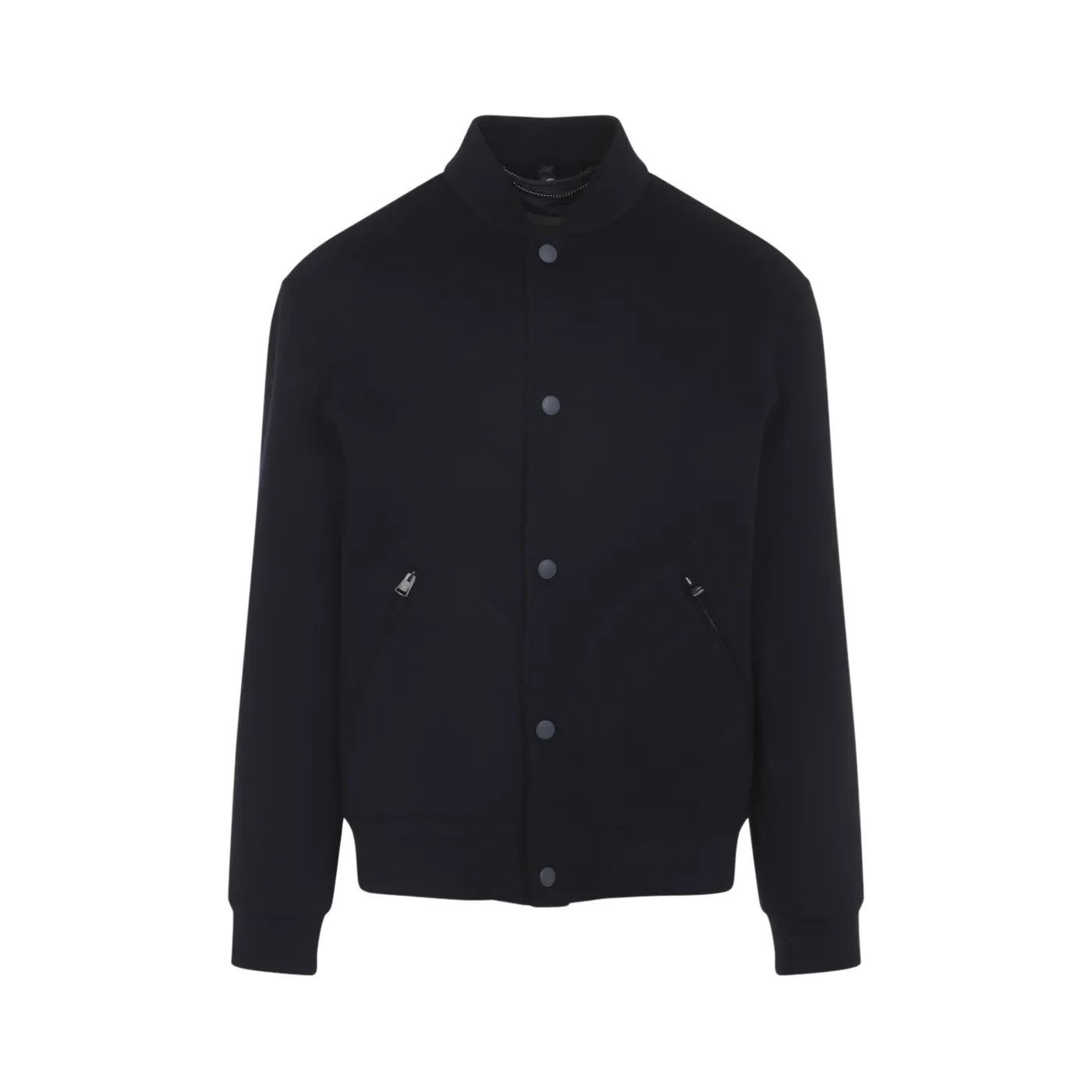 CANALI Navy Wool Bomber Jacket New & Authentic (Men's Size:X