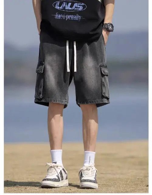 Japanese Brand Kimura x Airi Street Vintage Loose Fit Denim Shorts Size US 32 / EU 48 - 5 Thumbnail