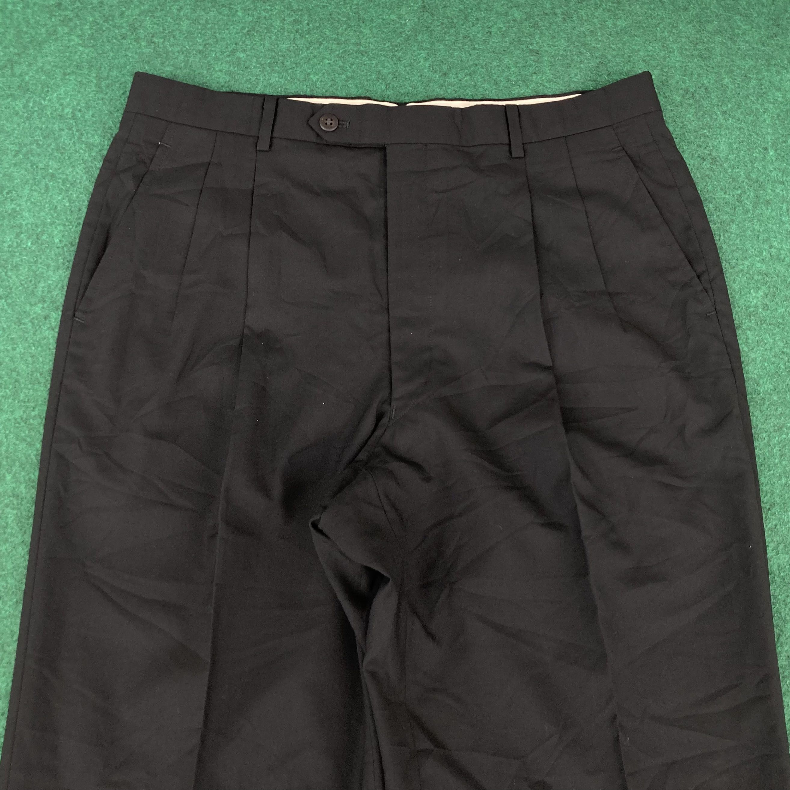 Christian Dior Monsieur × Vintage Vtg Christian Dior Monsieur Black Designer Pant Size US 34 / EU 50 - 3 Thumbnail