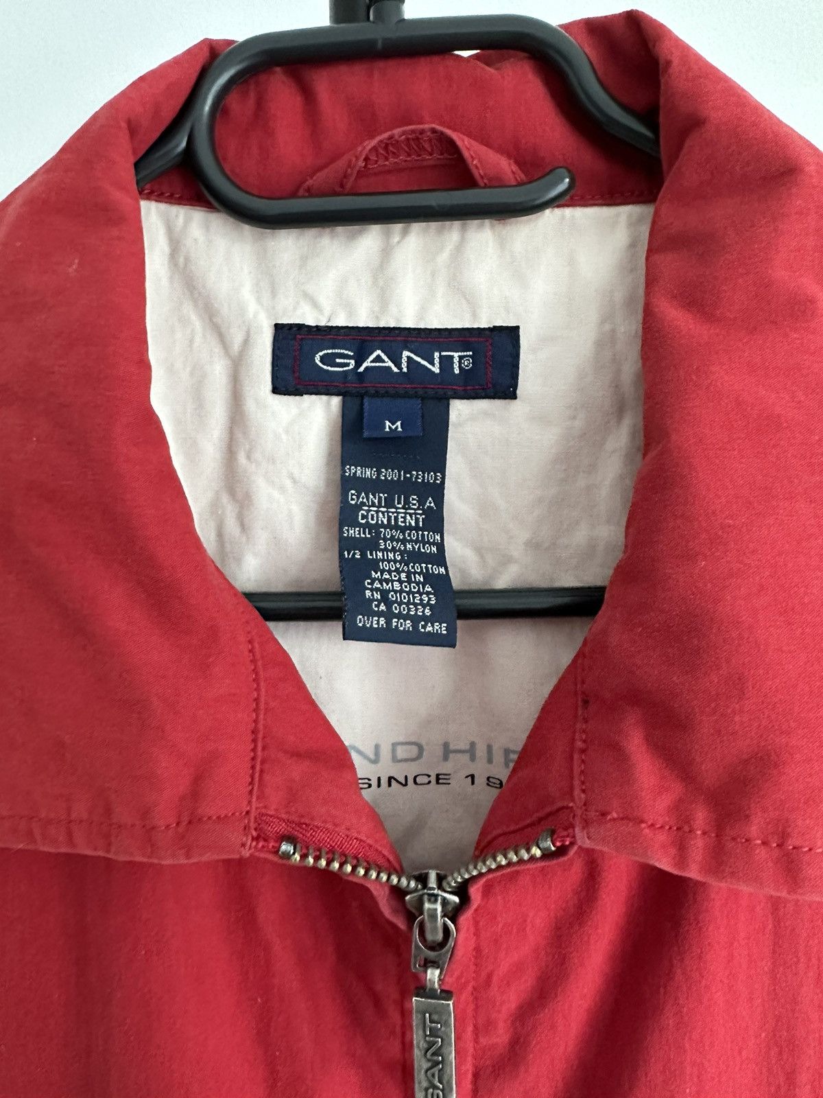 Gant Gant light jacket red Size US M / EU 48-50 / 2 - 2 Thumbnail