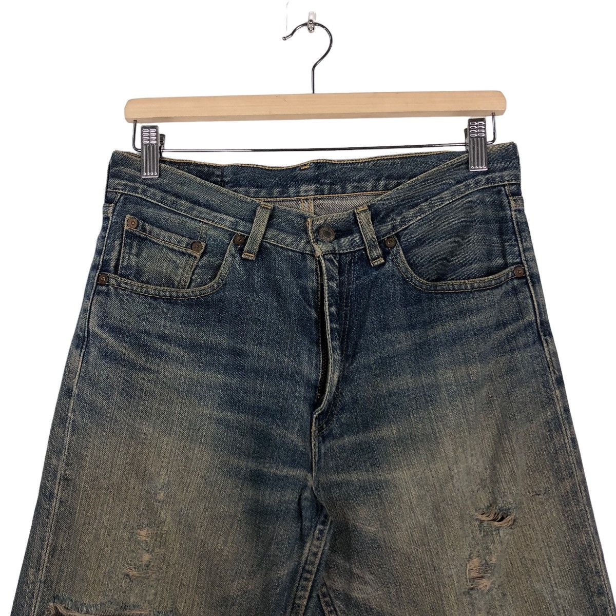 Levi's 🔥Vintage Levi’s Denim Jeans Biker Wear Japan Made Size US 30 / EU 46 - 3 Thumbnail