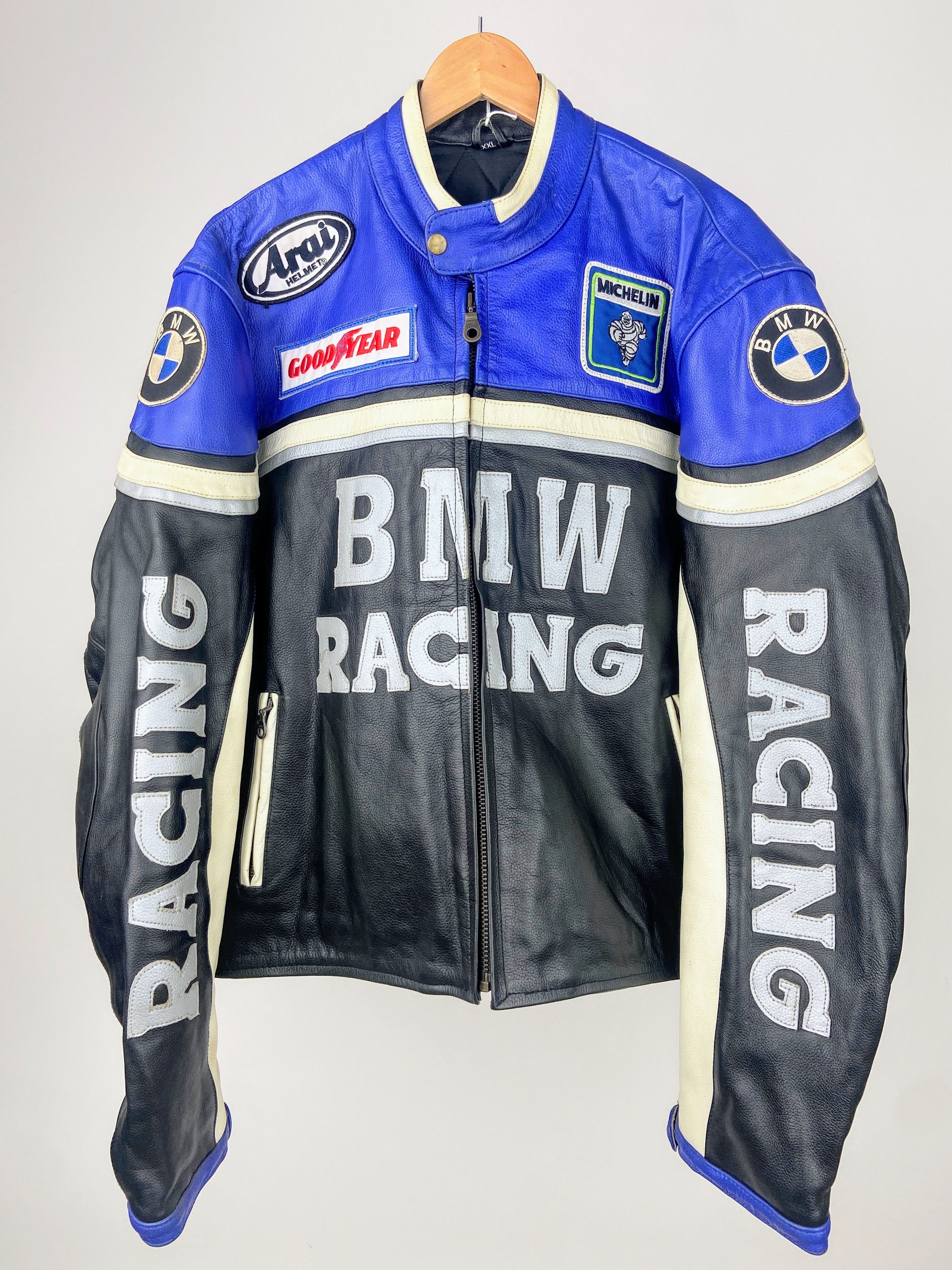 BMW BMW Racing Real Leather Jacket Vintage Outerwear Size M / US 6-8 / IT 42-44 - 1 Thumbnail