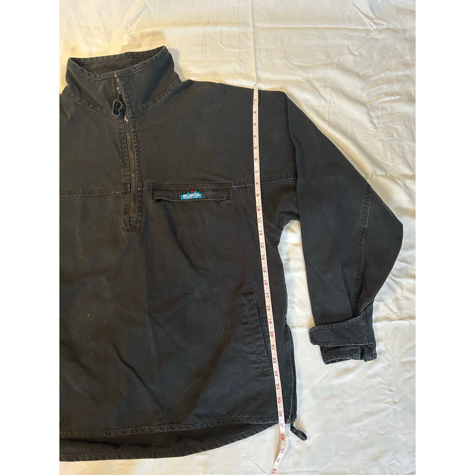 KAVU Vintage KAVU Jacket Black Half-Zip Pullover Size Large Size US L / EU 52-54 / 3 - 5 Thumbnail