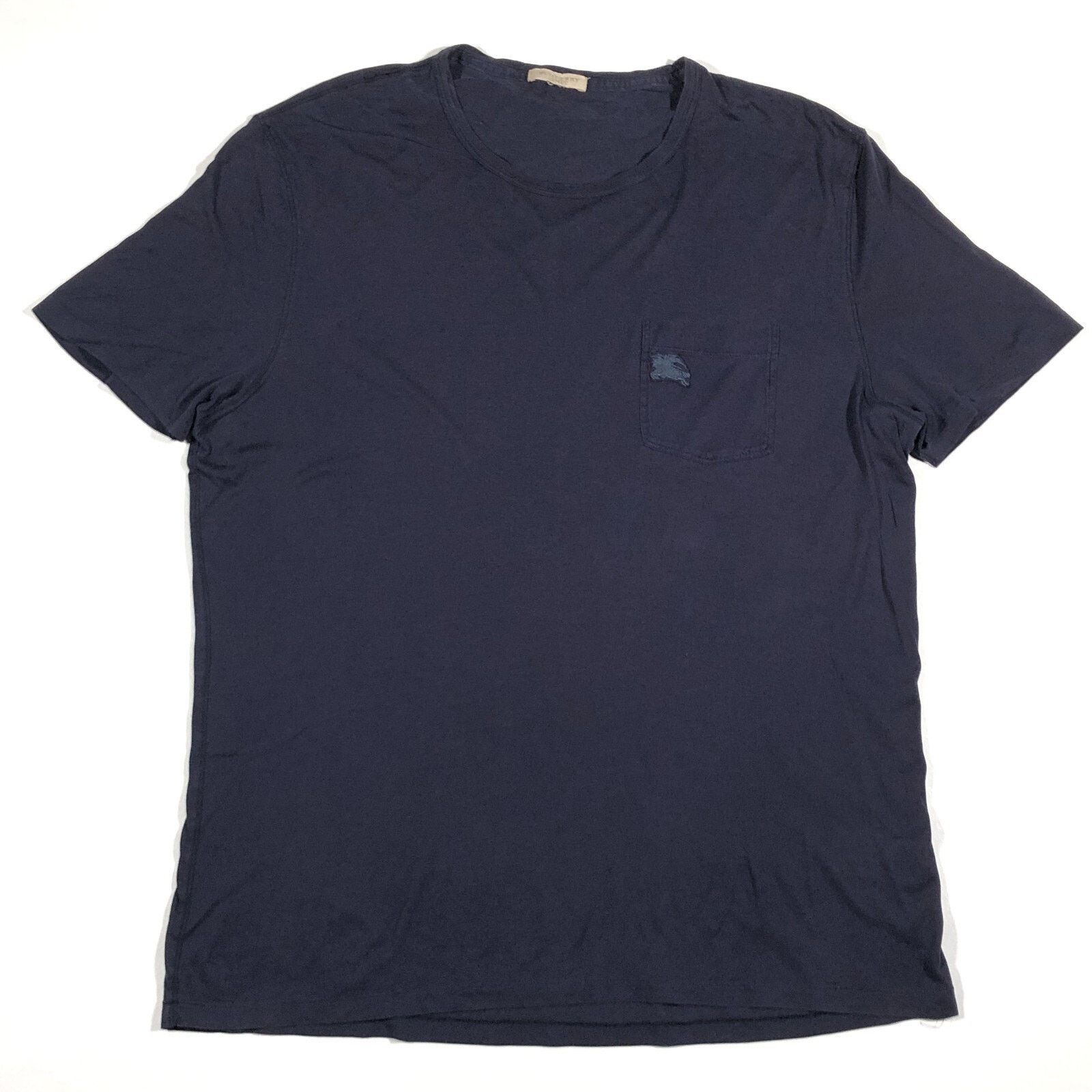Burberry Burberry Brit Crew Neck Short Sleeve Navy Pocket Tee Large Size US L / EU 52-54 / 3 - 1 Thumbnail