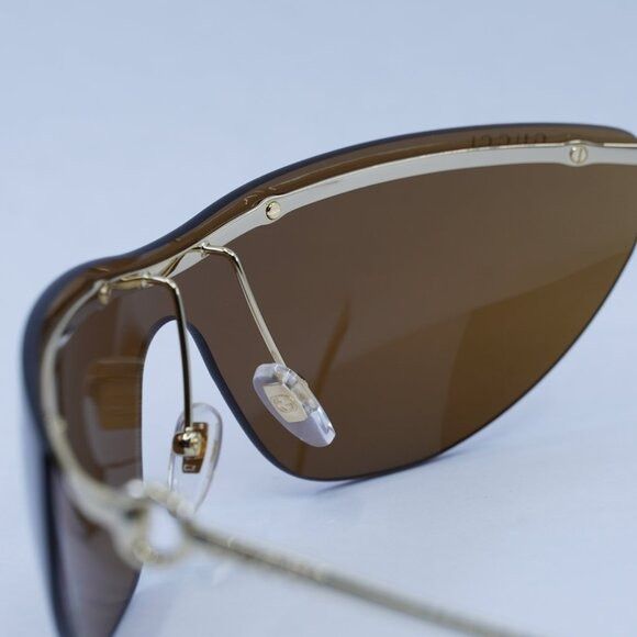 Gucci 🕶️ New Gucci GG1700S 004 Sunglasses - Endura Gold Frame Size ONE SIZE - 4 Thumbnail