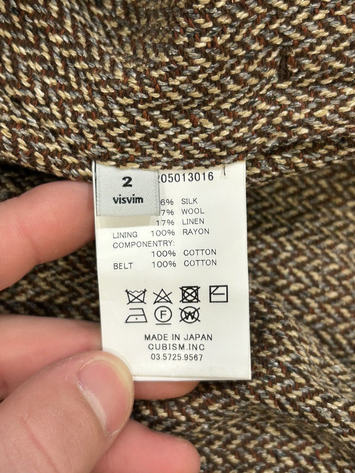 Visvim Visvim AW/17 Herringbone Yukata Coat Size US M / EU 48-50 / 2 - 4 Thumbnail